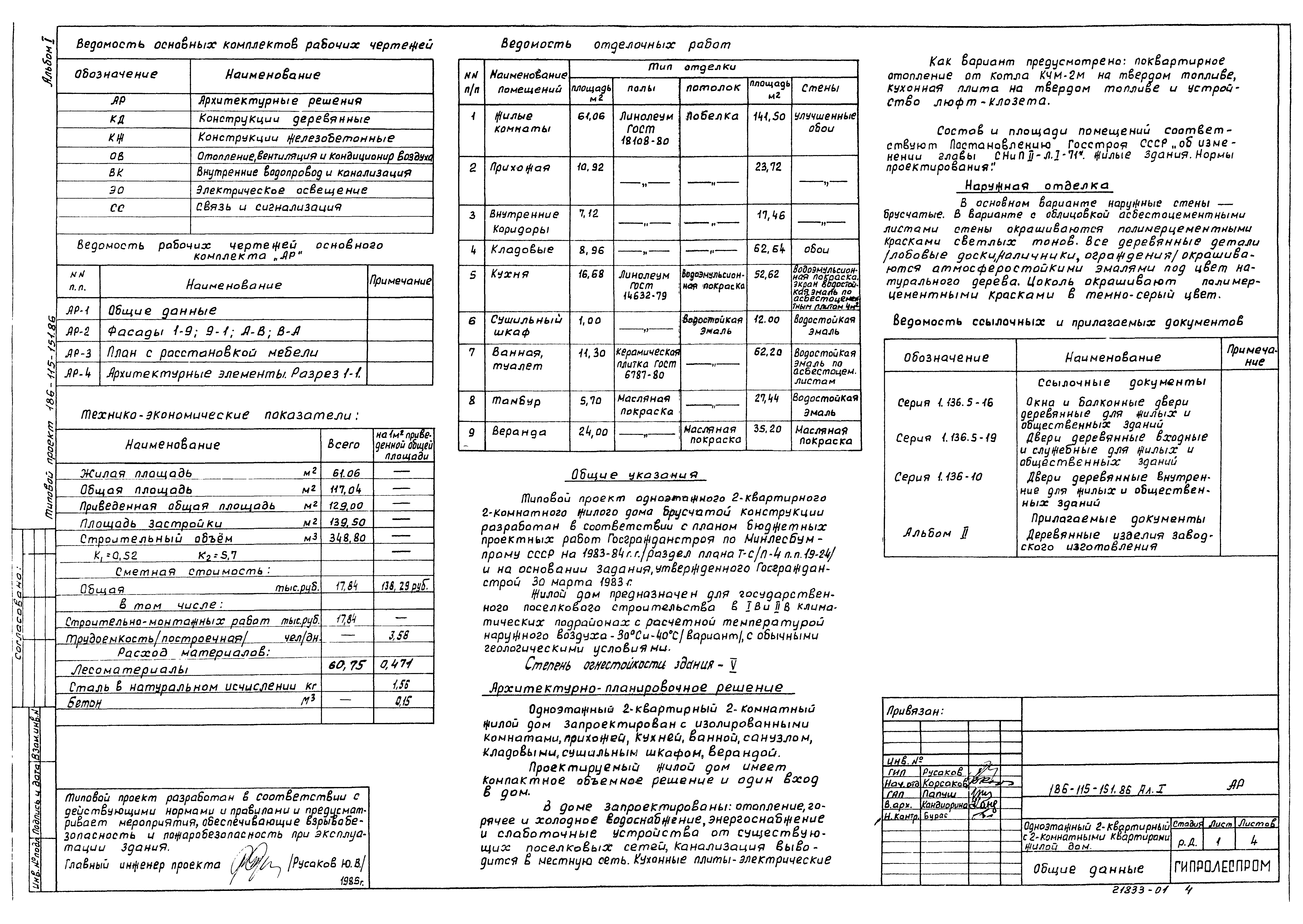 Типовой проект 186-115-151.86