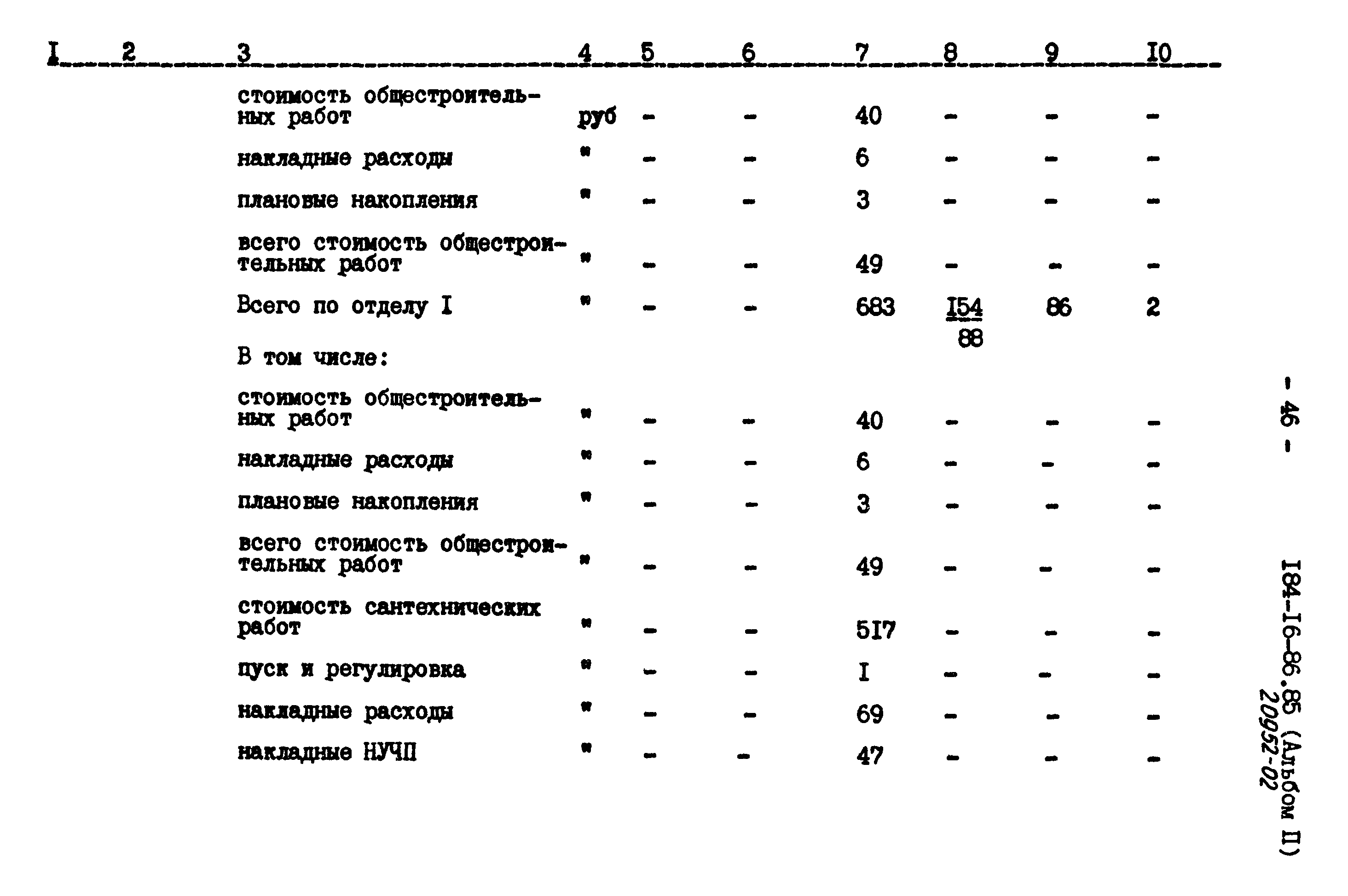 Типовой проект 184-16-86.85