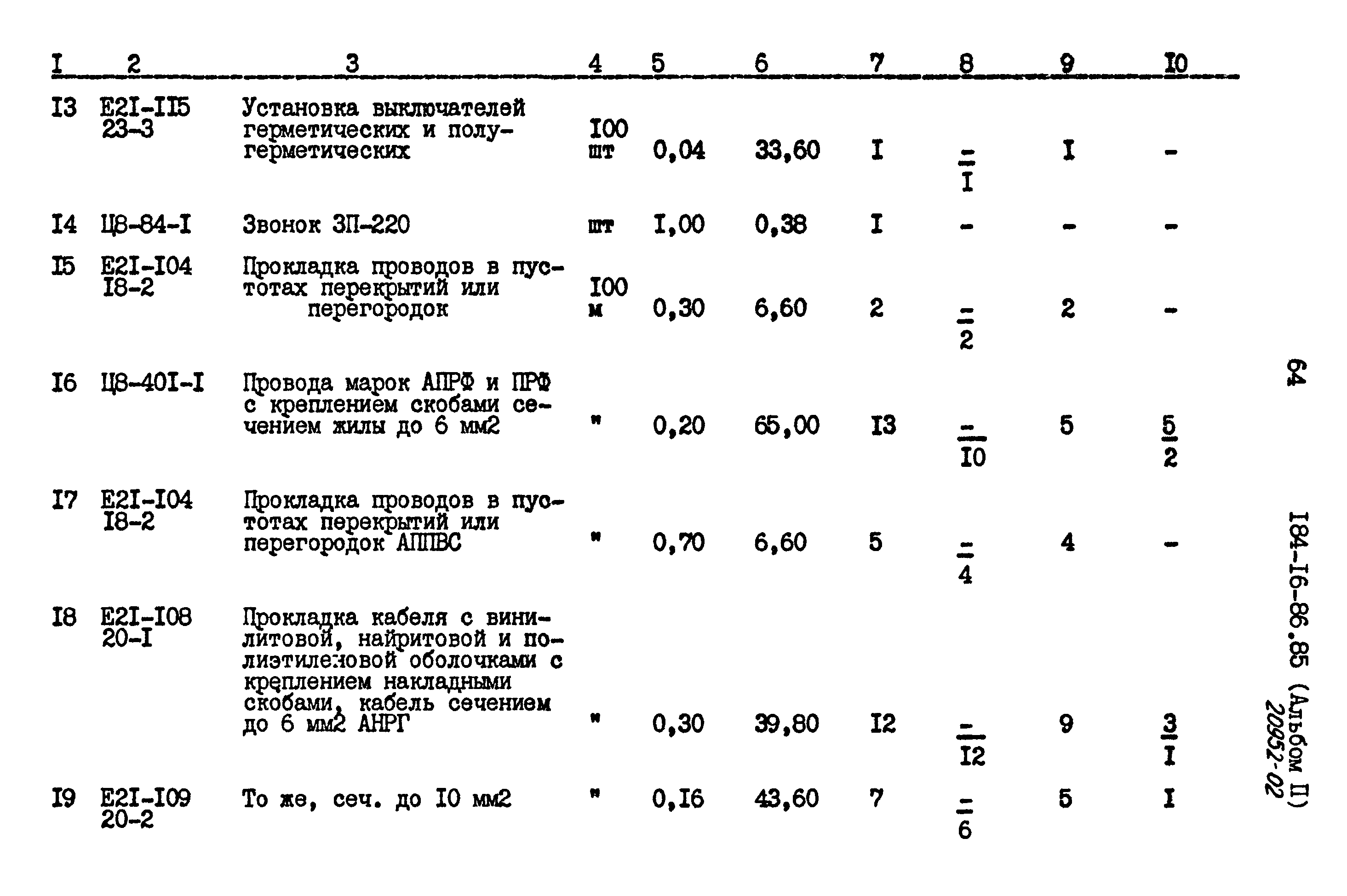 Типовой проект 184-16-86.85