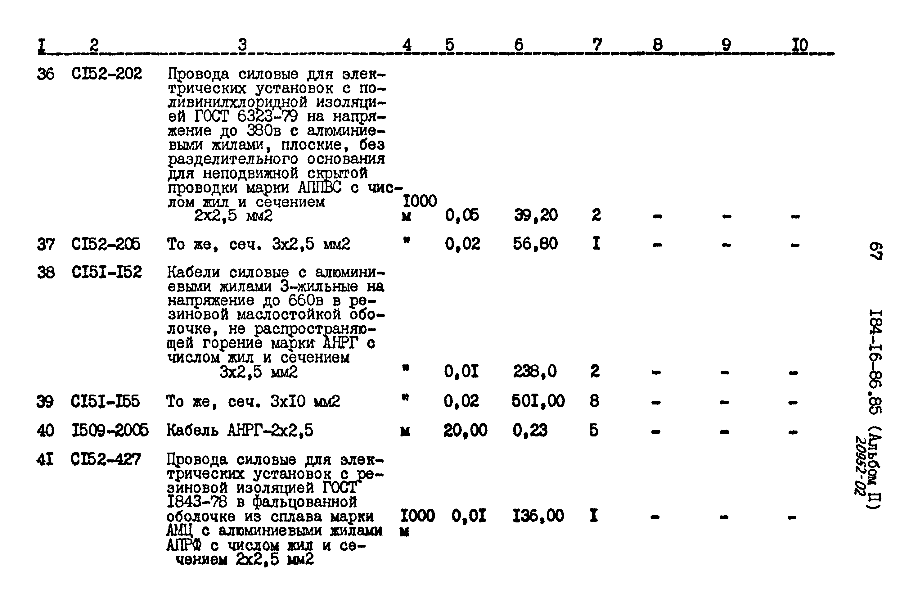 Типовой проект 184-16-86.85