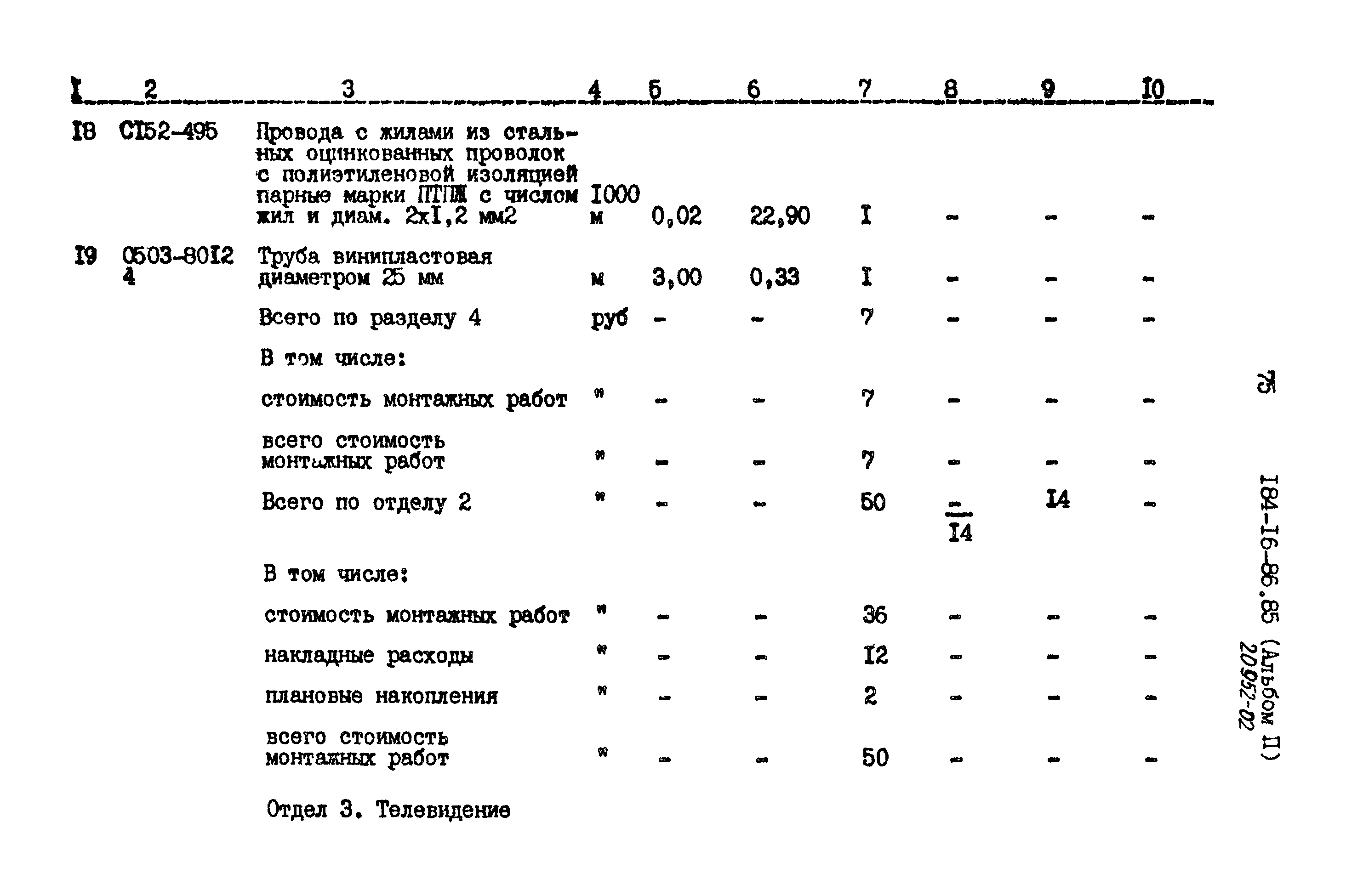 Типовой проект 184-16-86.85