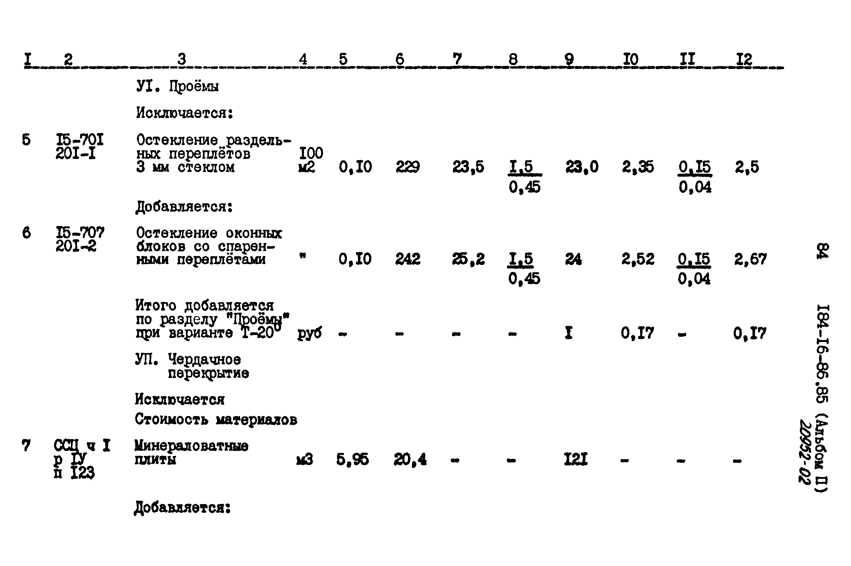 Типовой проект 184-16-86.85