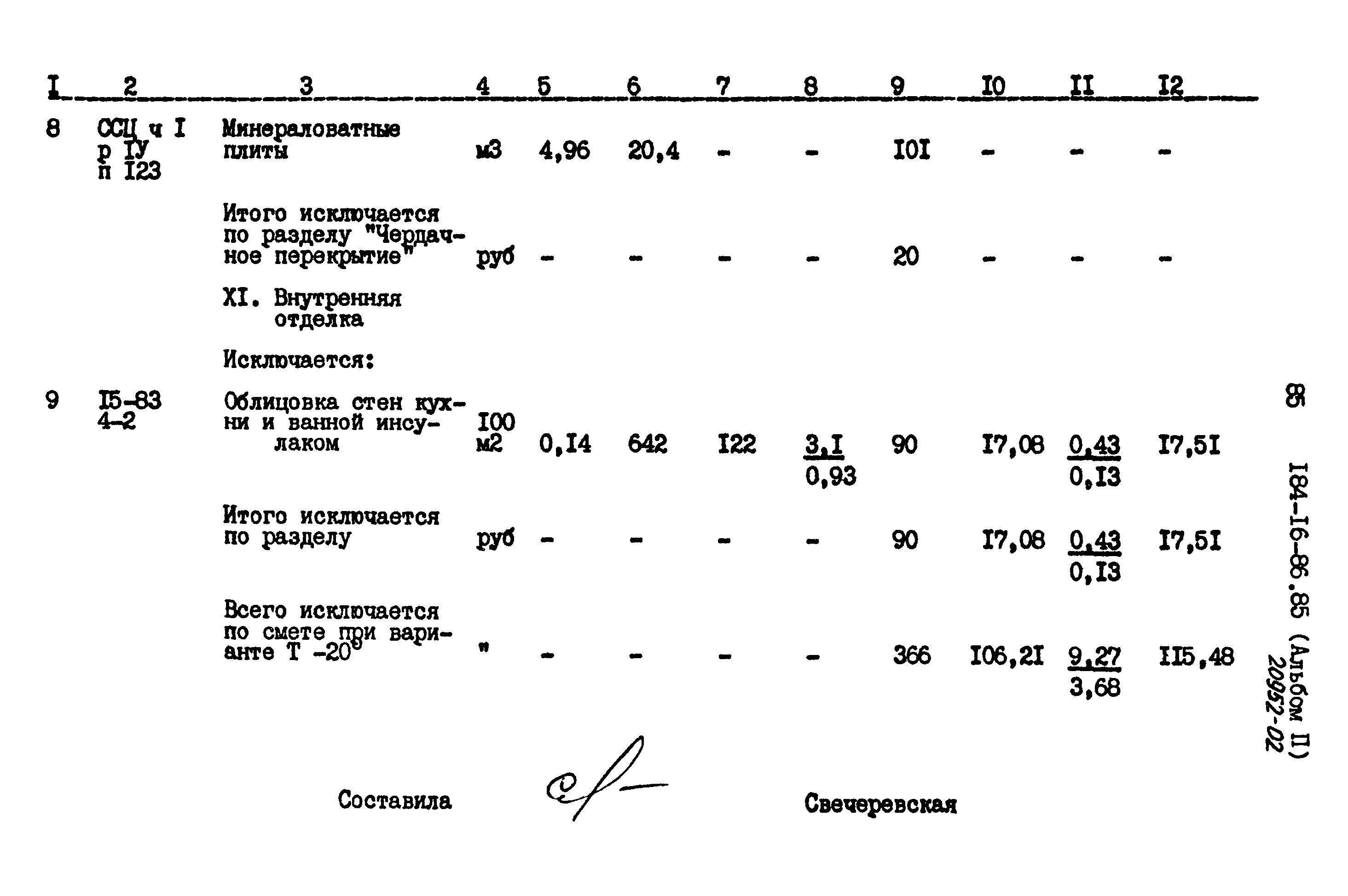 Типовой проект 184-16-86.85