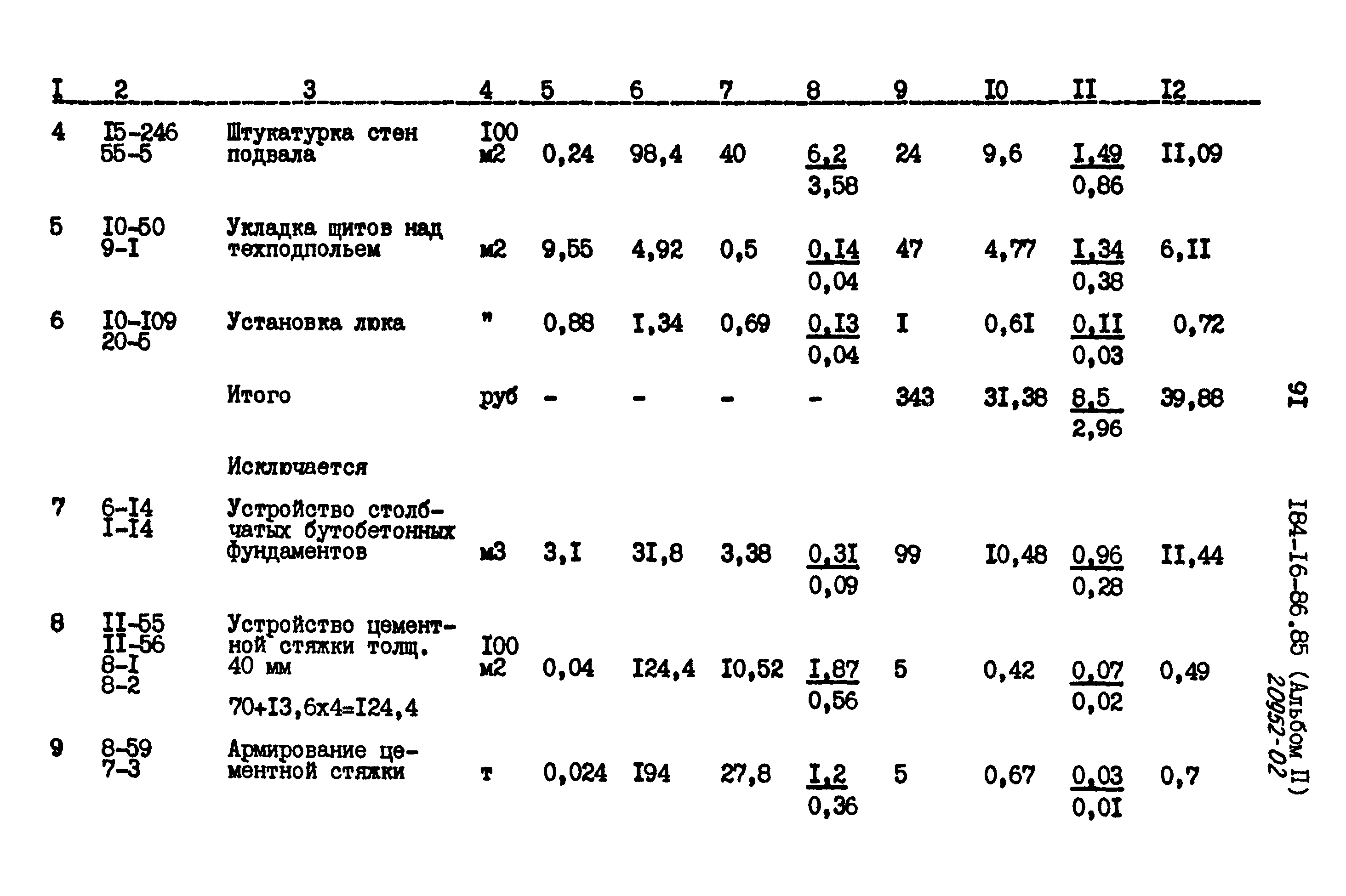 Типовой проект 184-16-86.85