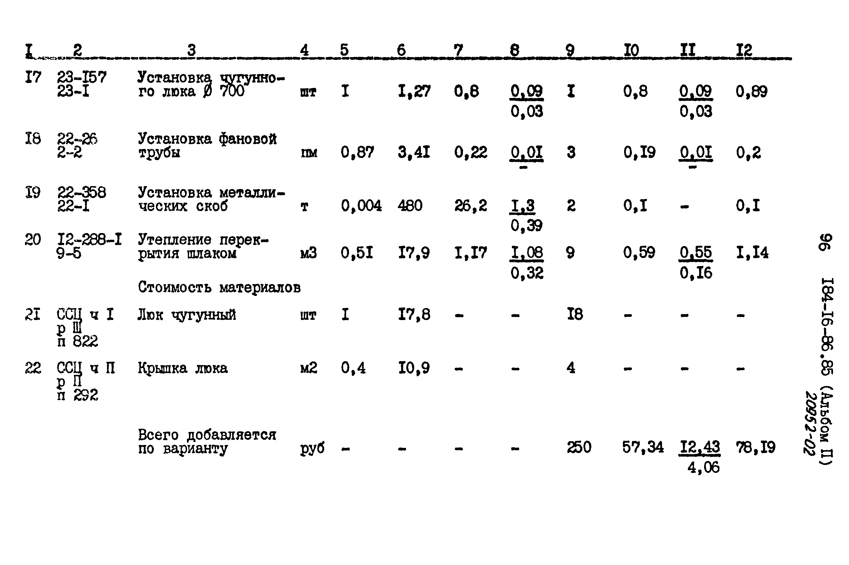 Типовой проект 184-16-86.85