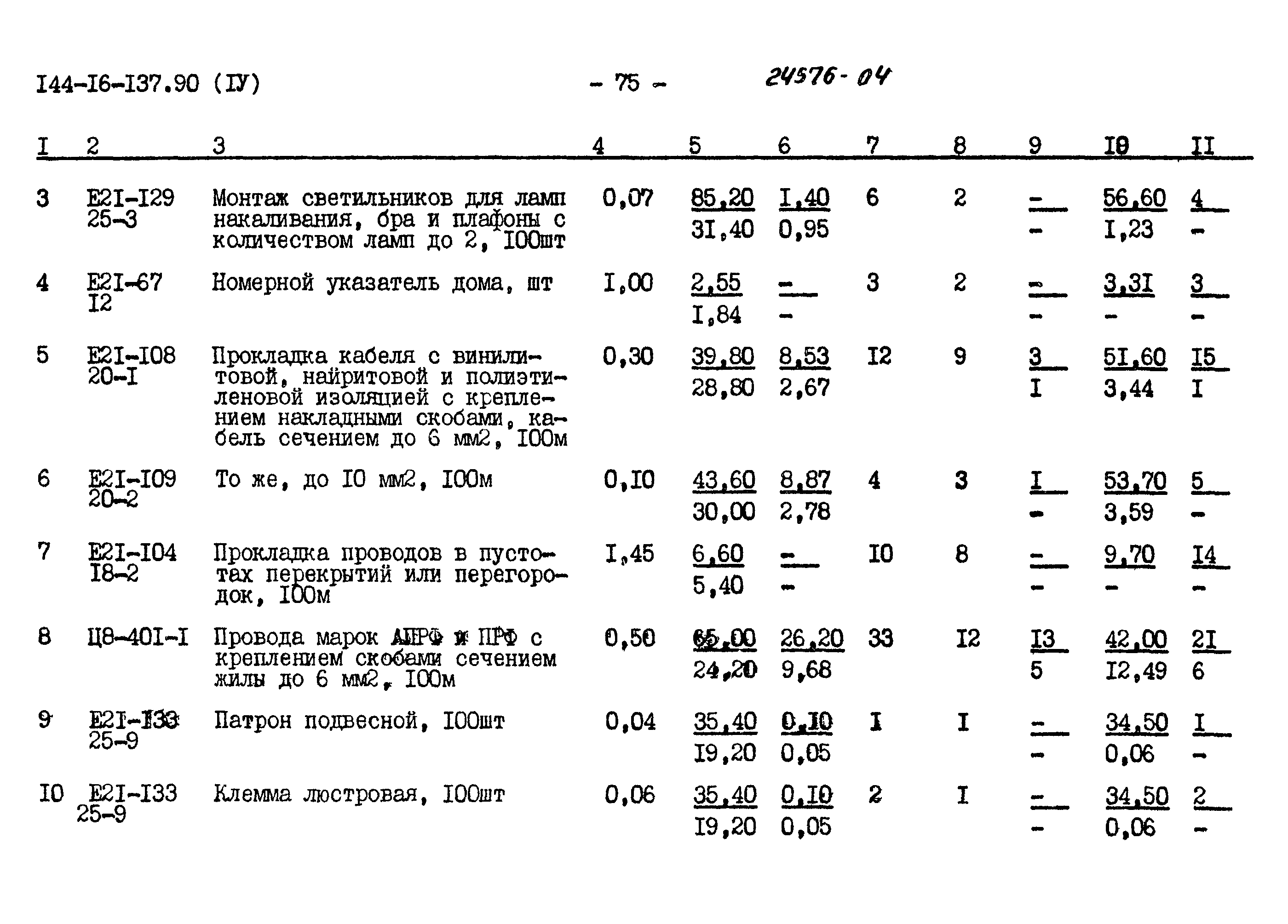 Типовой проект 144-16-137.90