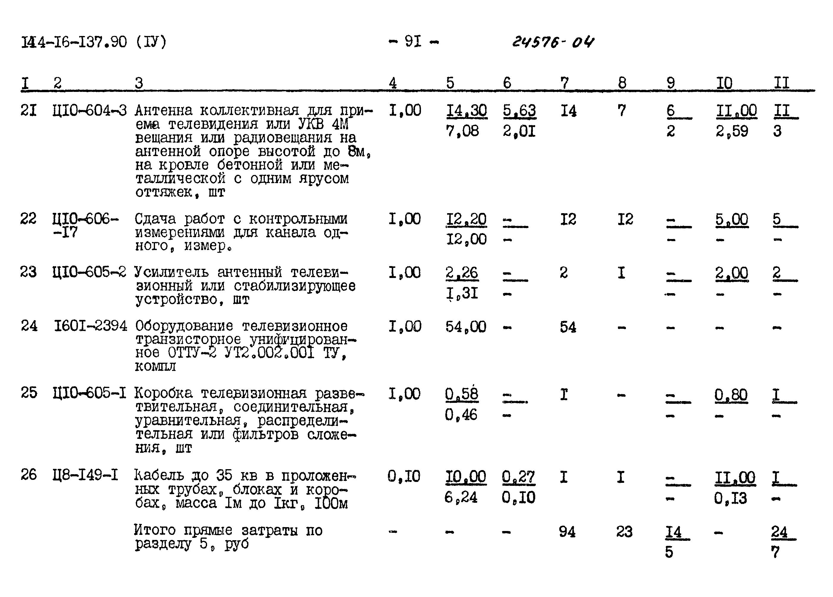 Типовой проект 144-16-137.90