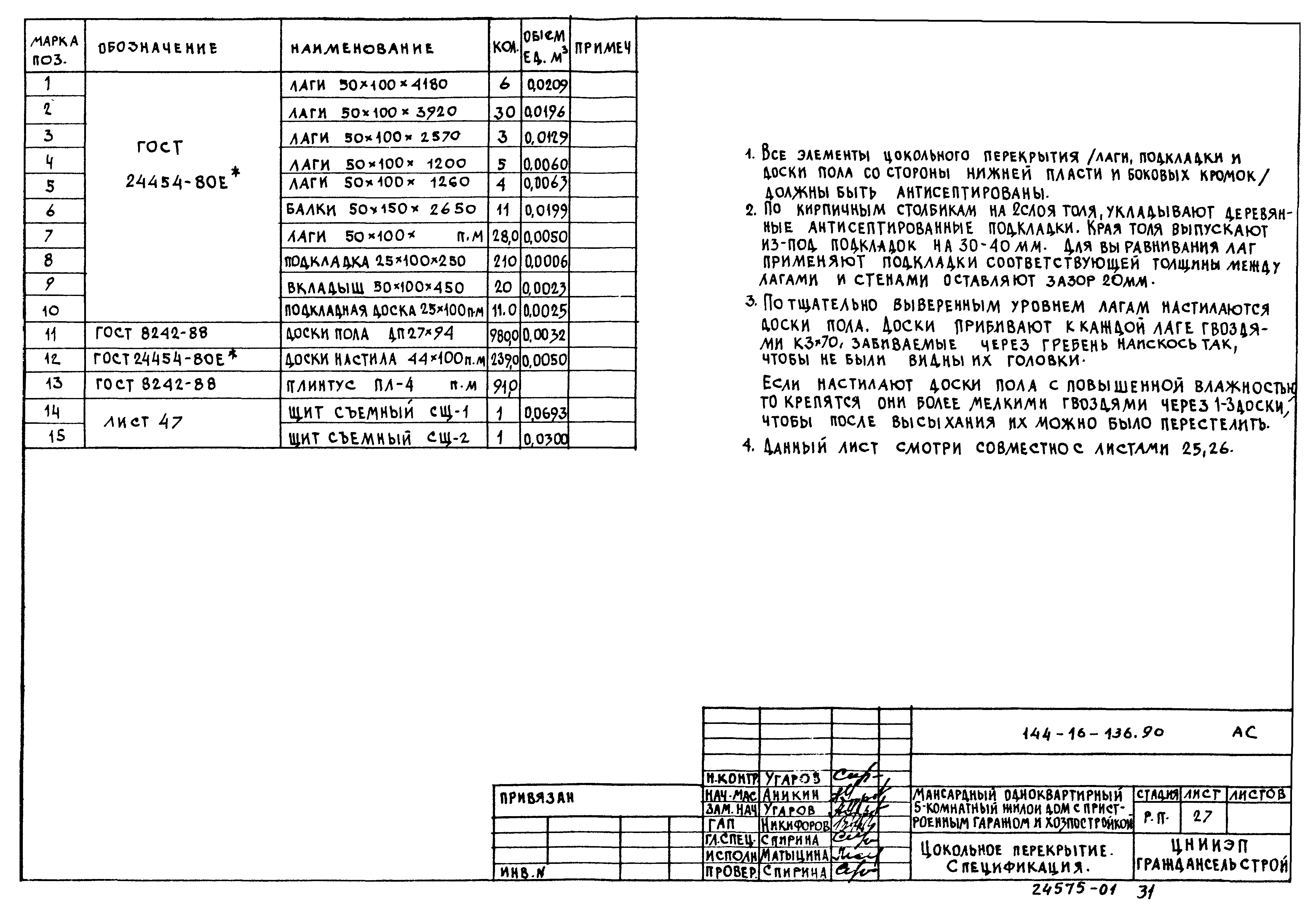 Типовой проект 144-16-136.90