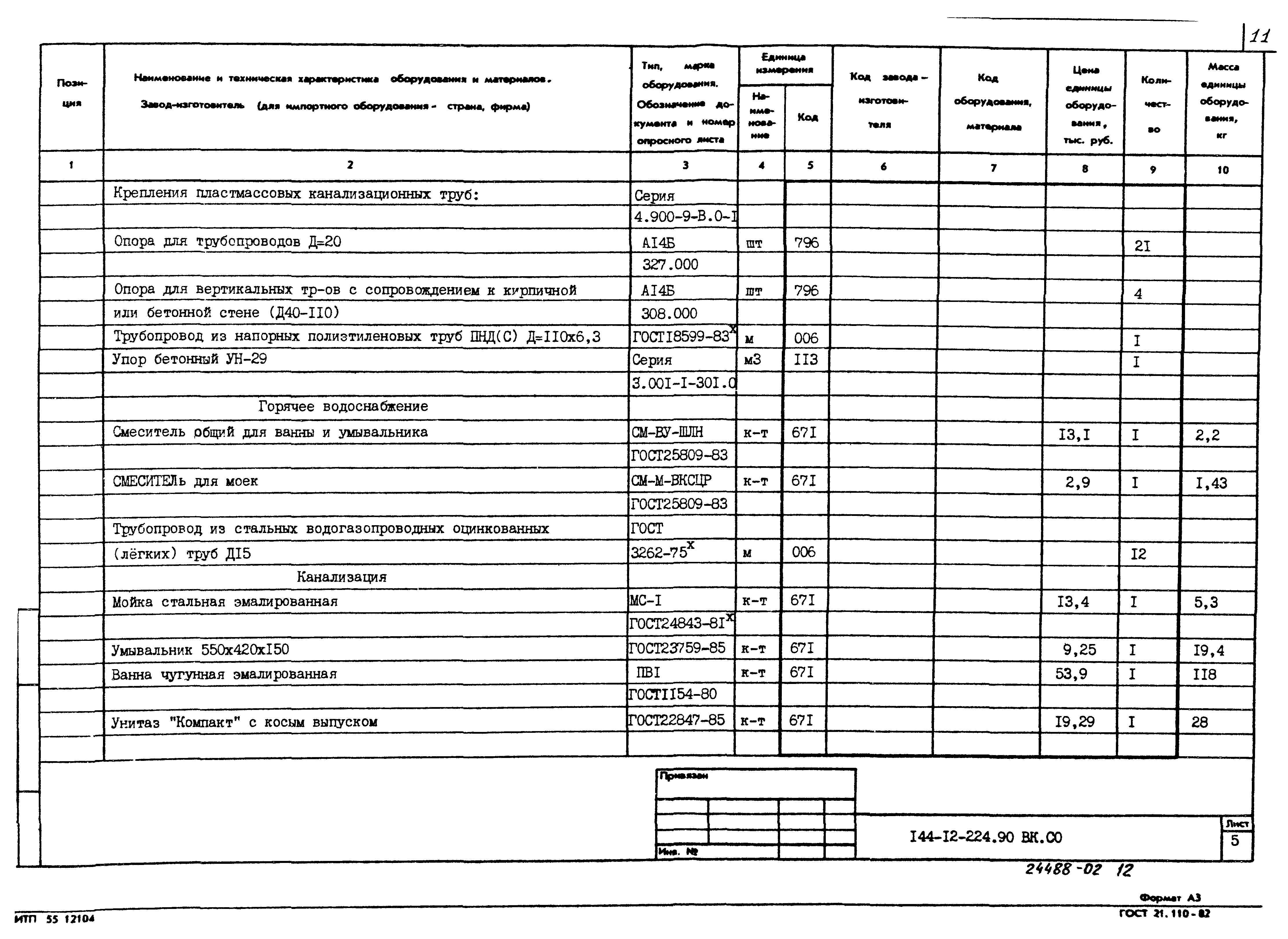 Типовой проект 144-12-224.90