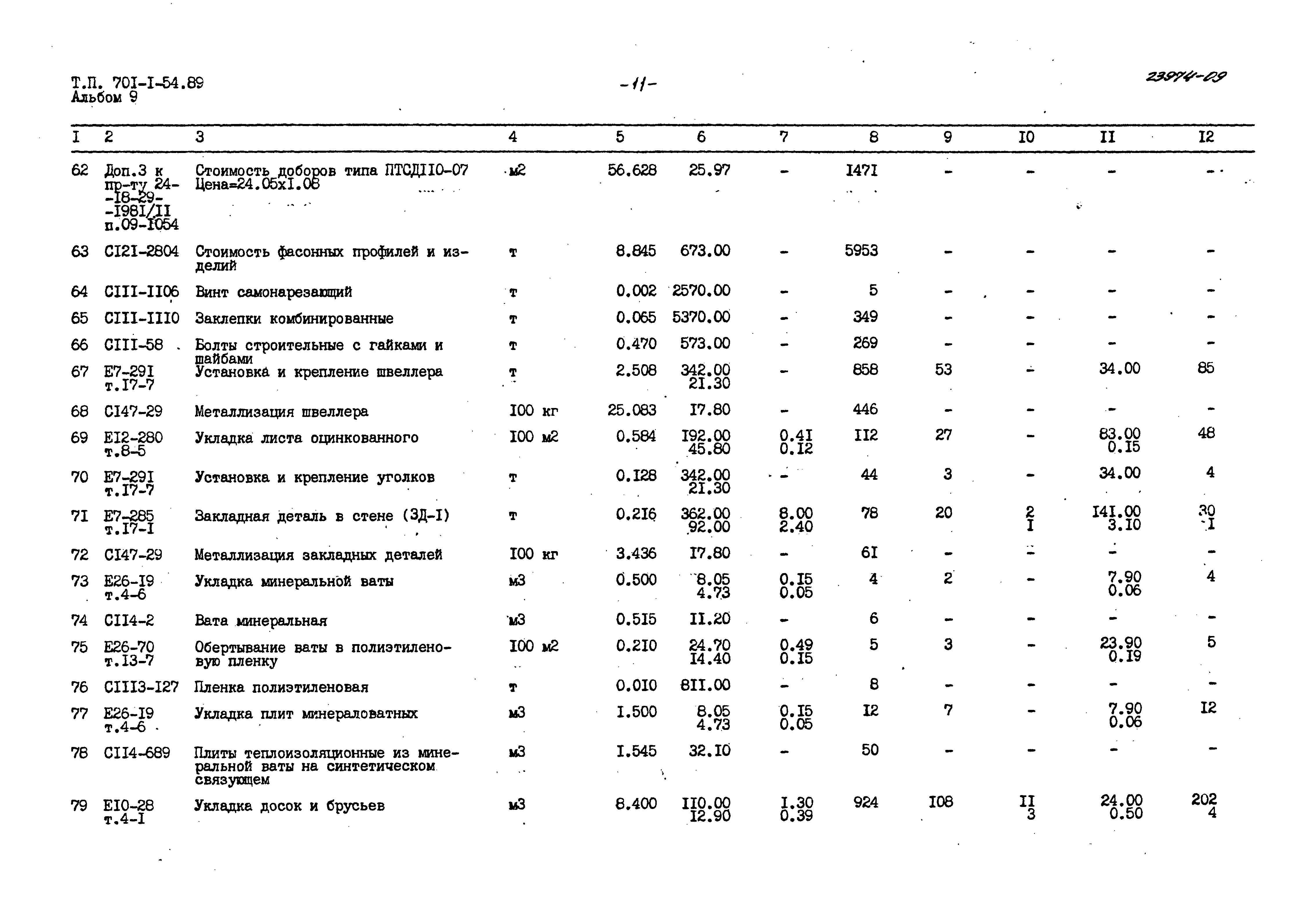 Типовой проект 701-1-54.89