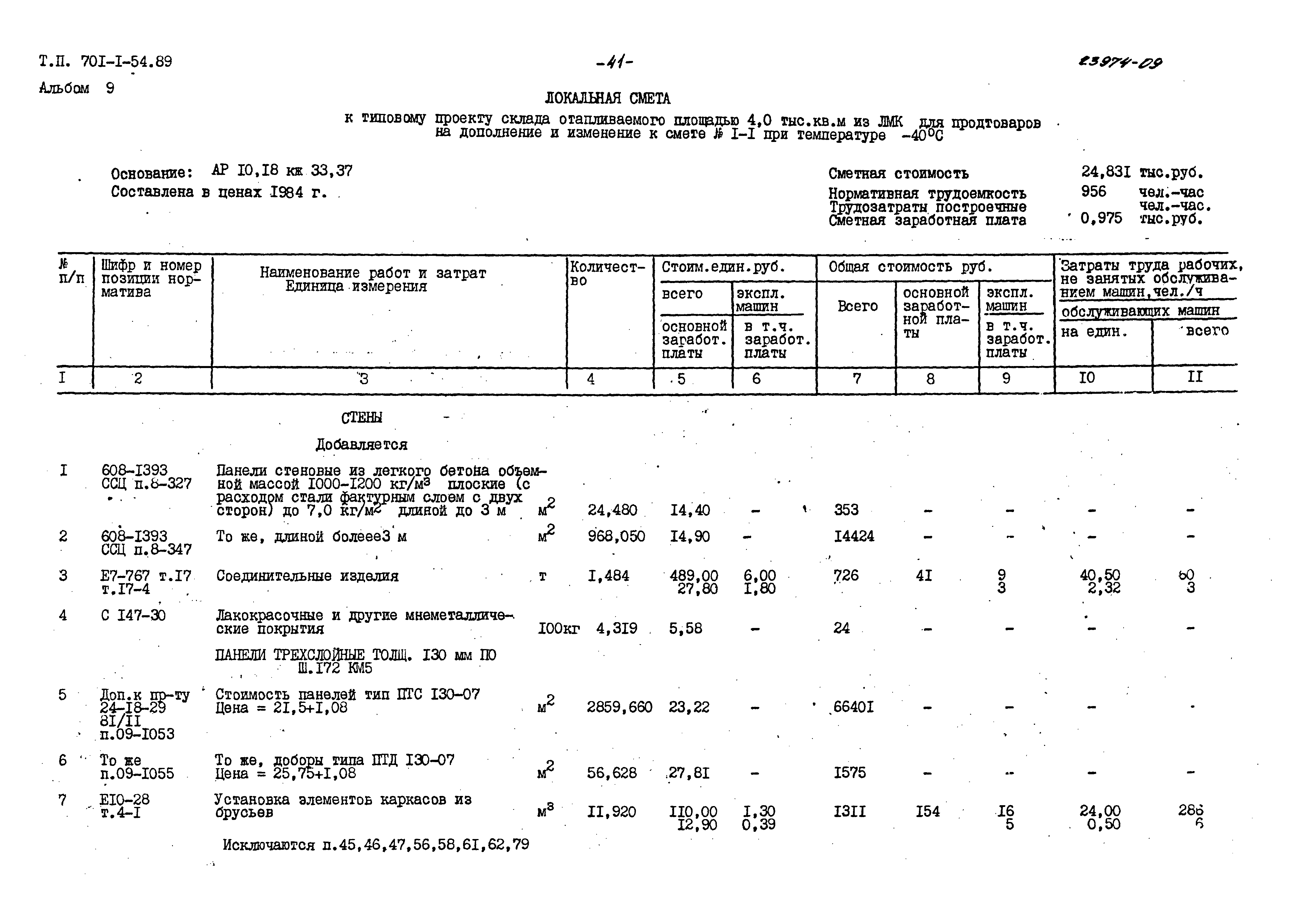 Типовой проект 701-1-54.89