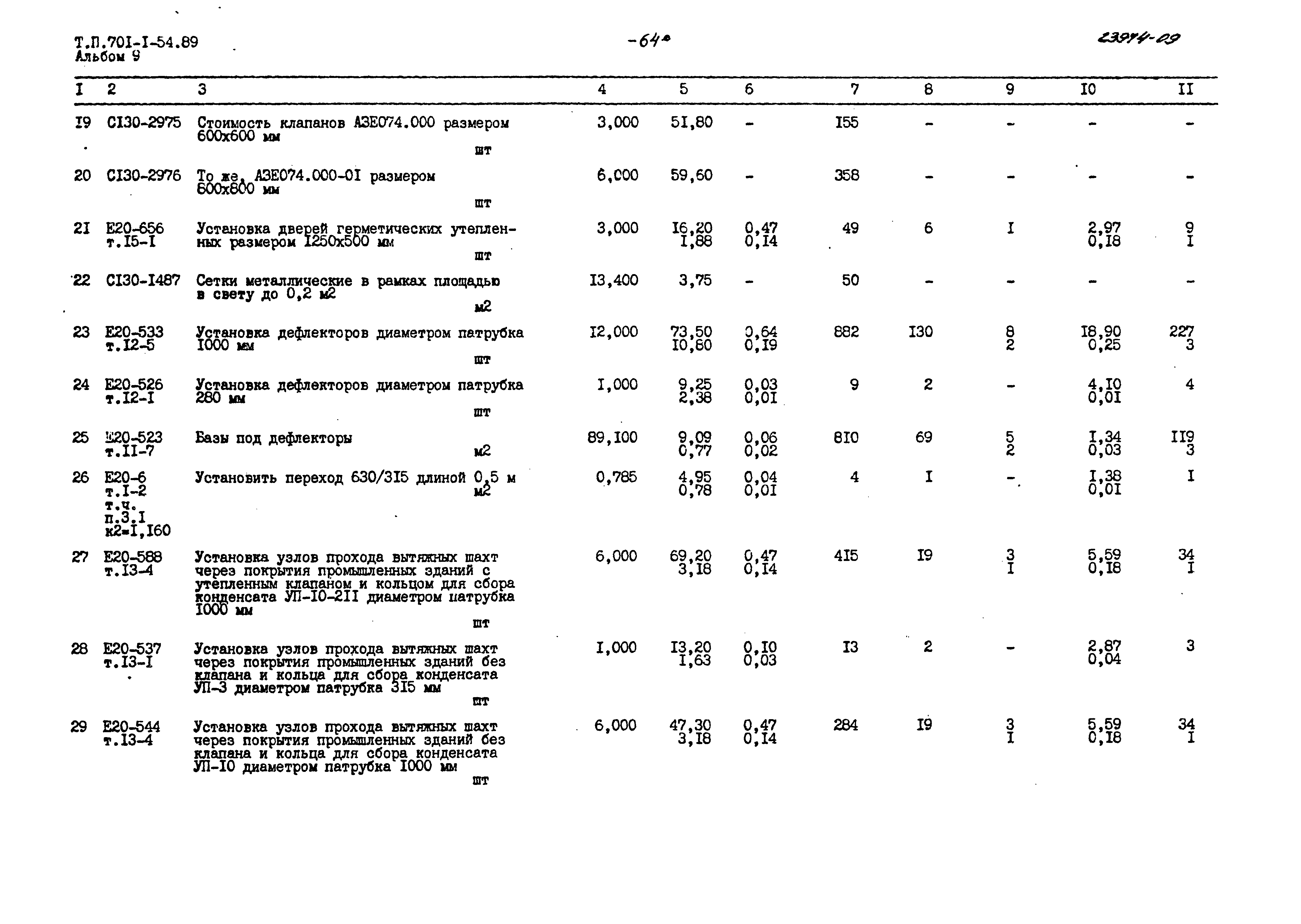 Типовой проект 701-1-54.89