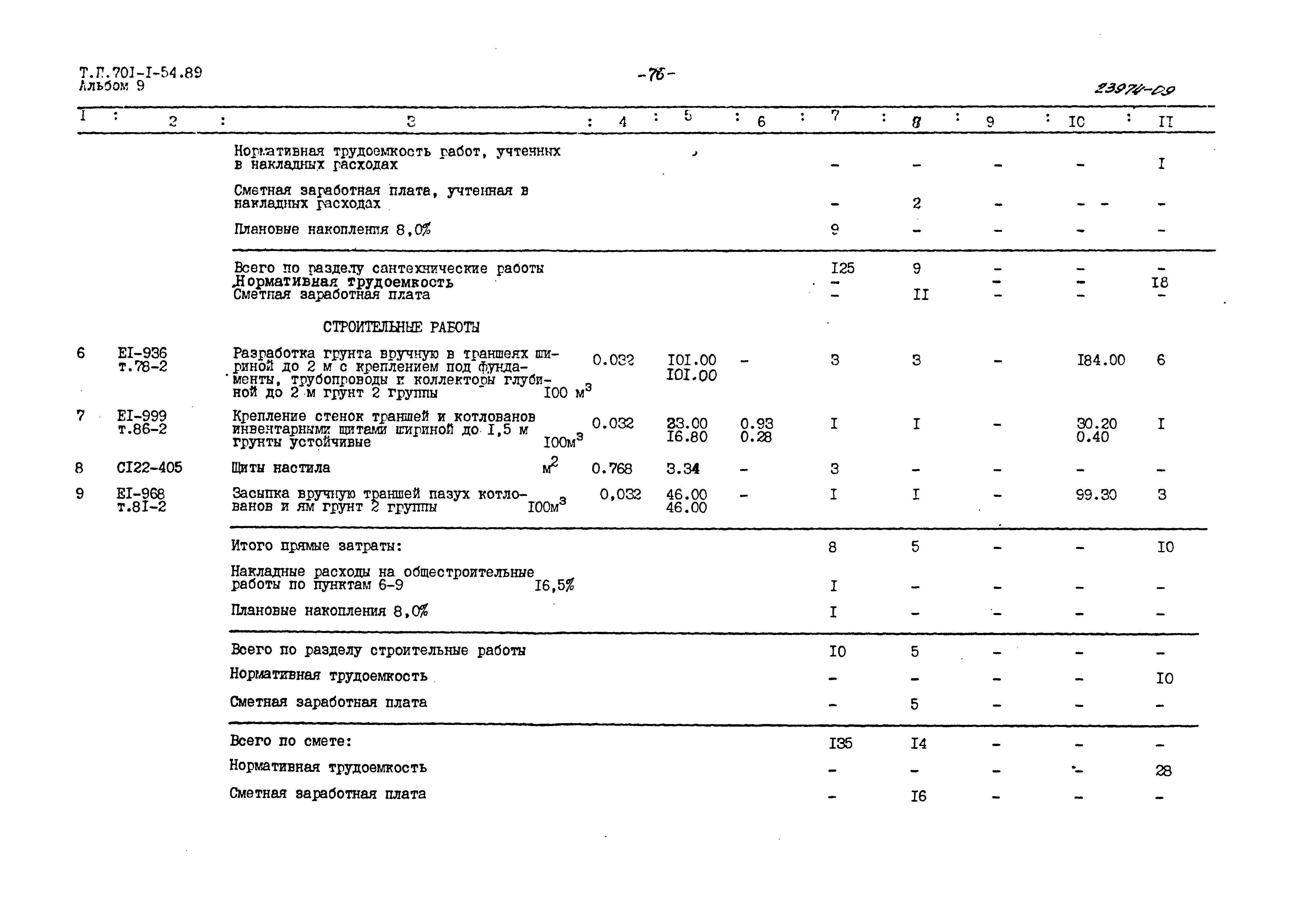 Типовой проект 701-1-54.89