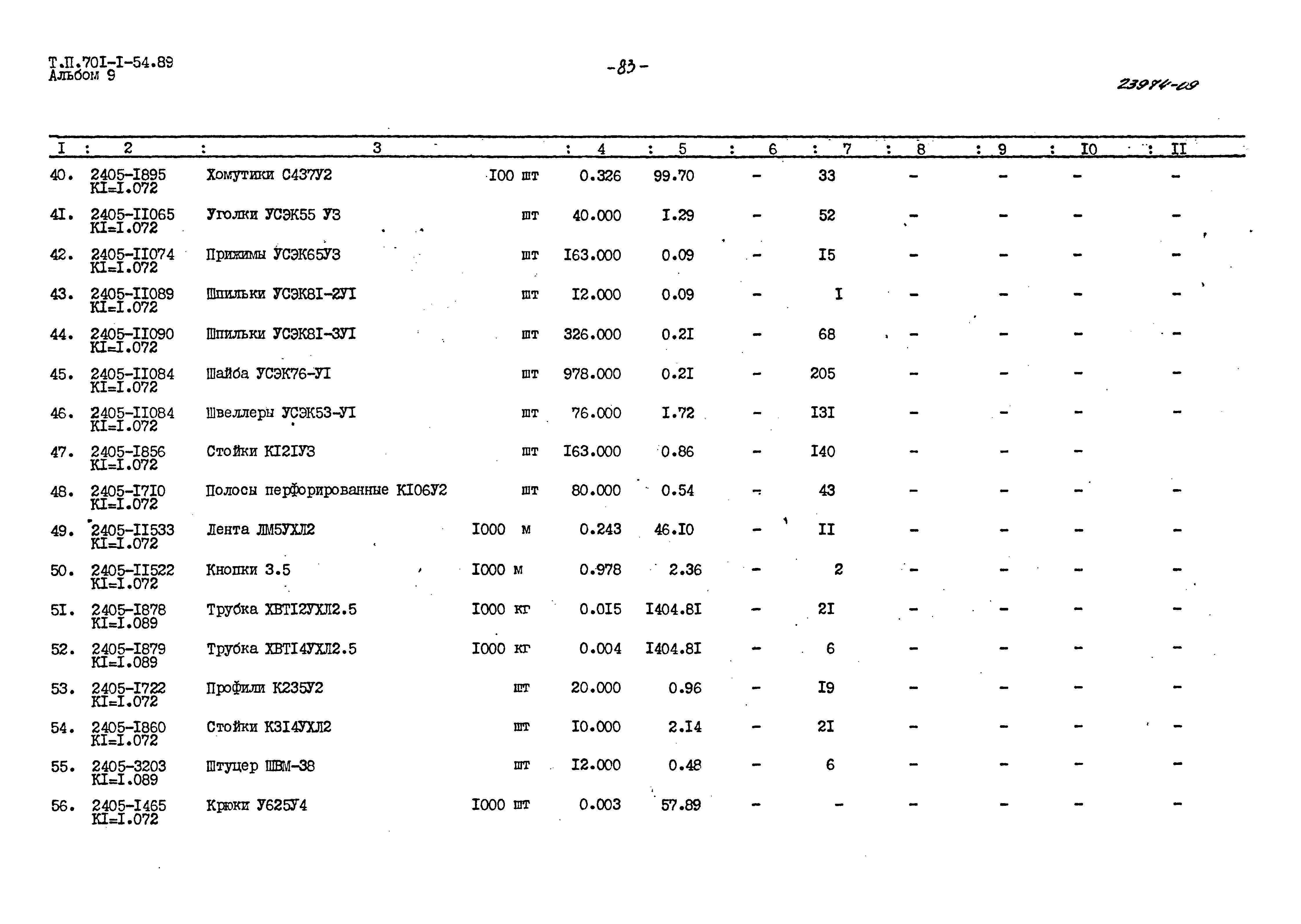 Типовой проект 701-1-54.89