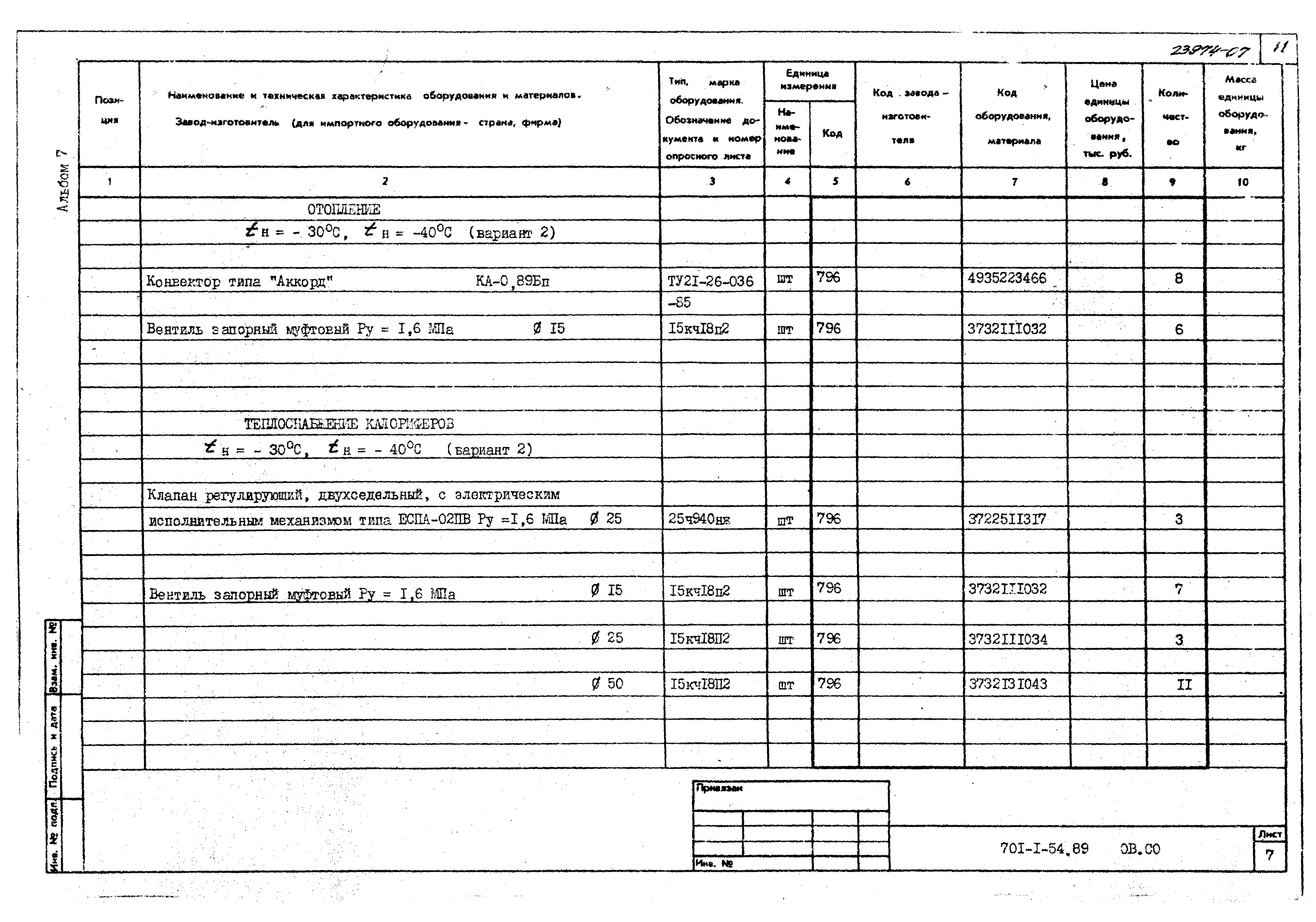 Типовой проект 701-1-54.89