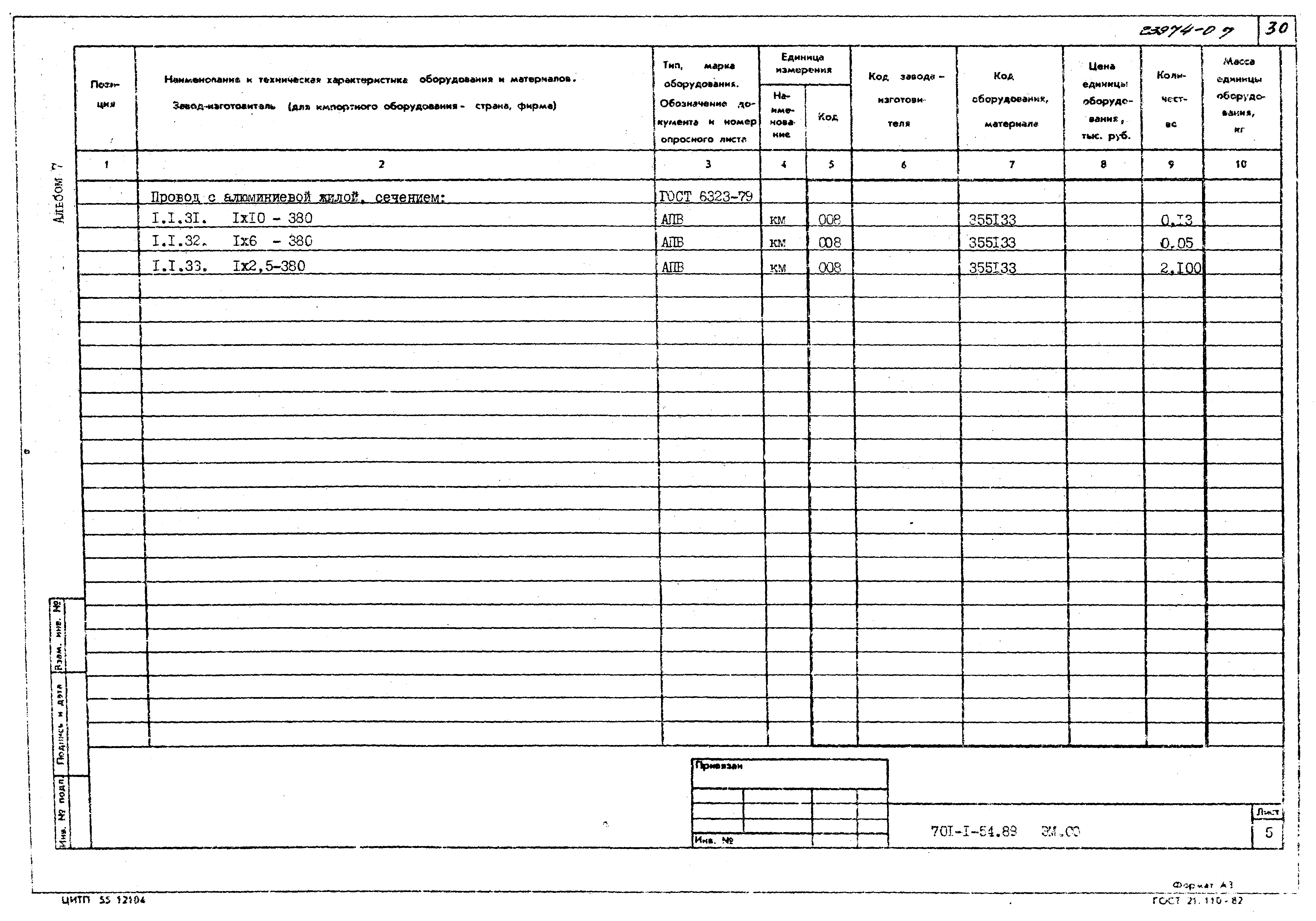 Типовой проект 701-1-54.89