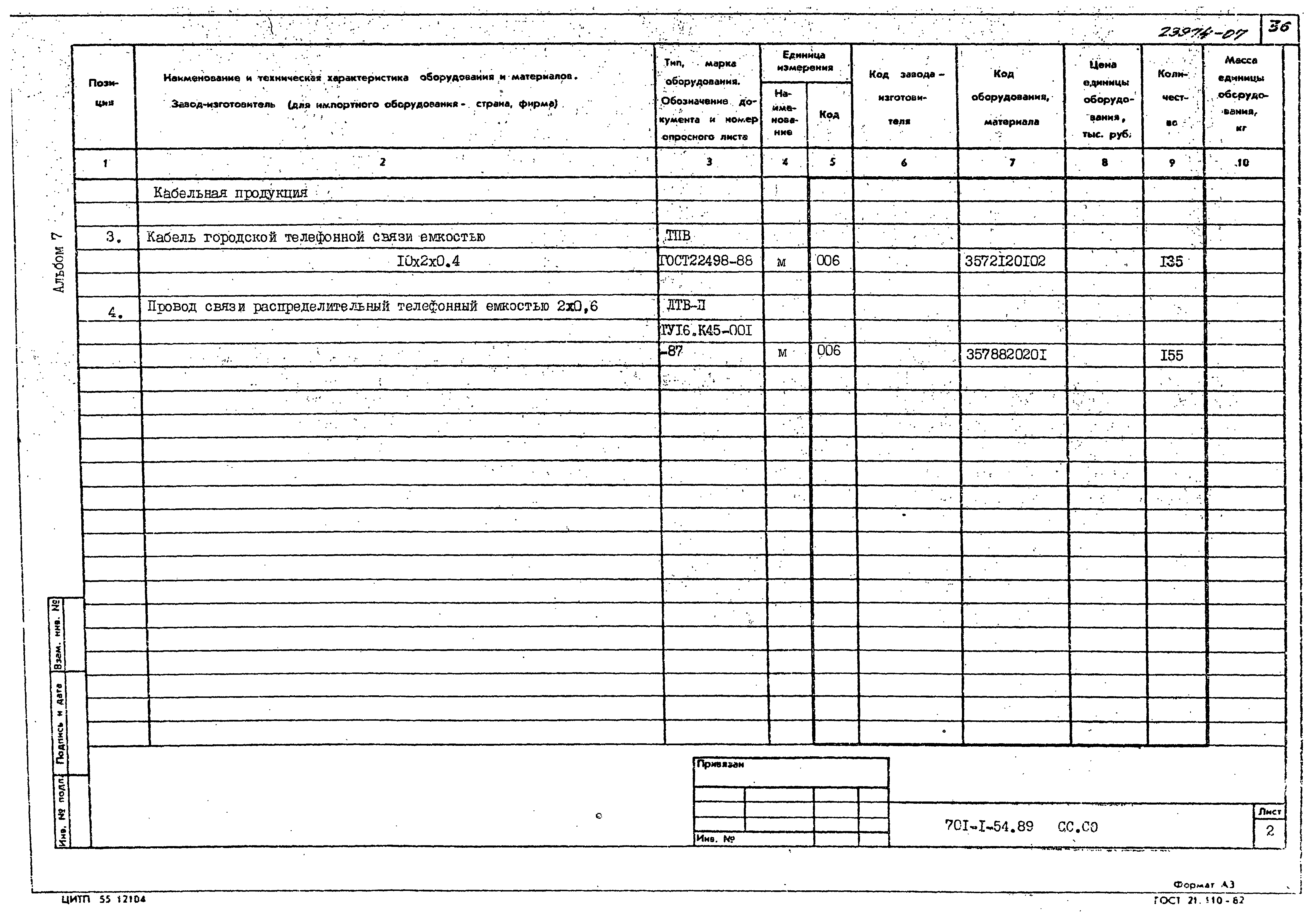 Типовой проект 701-1-54.89