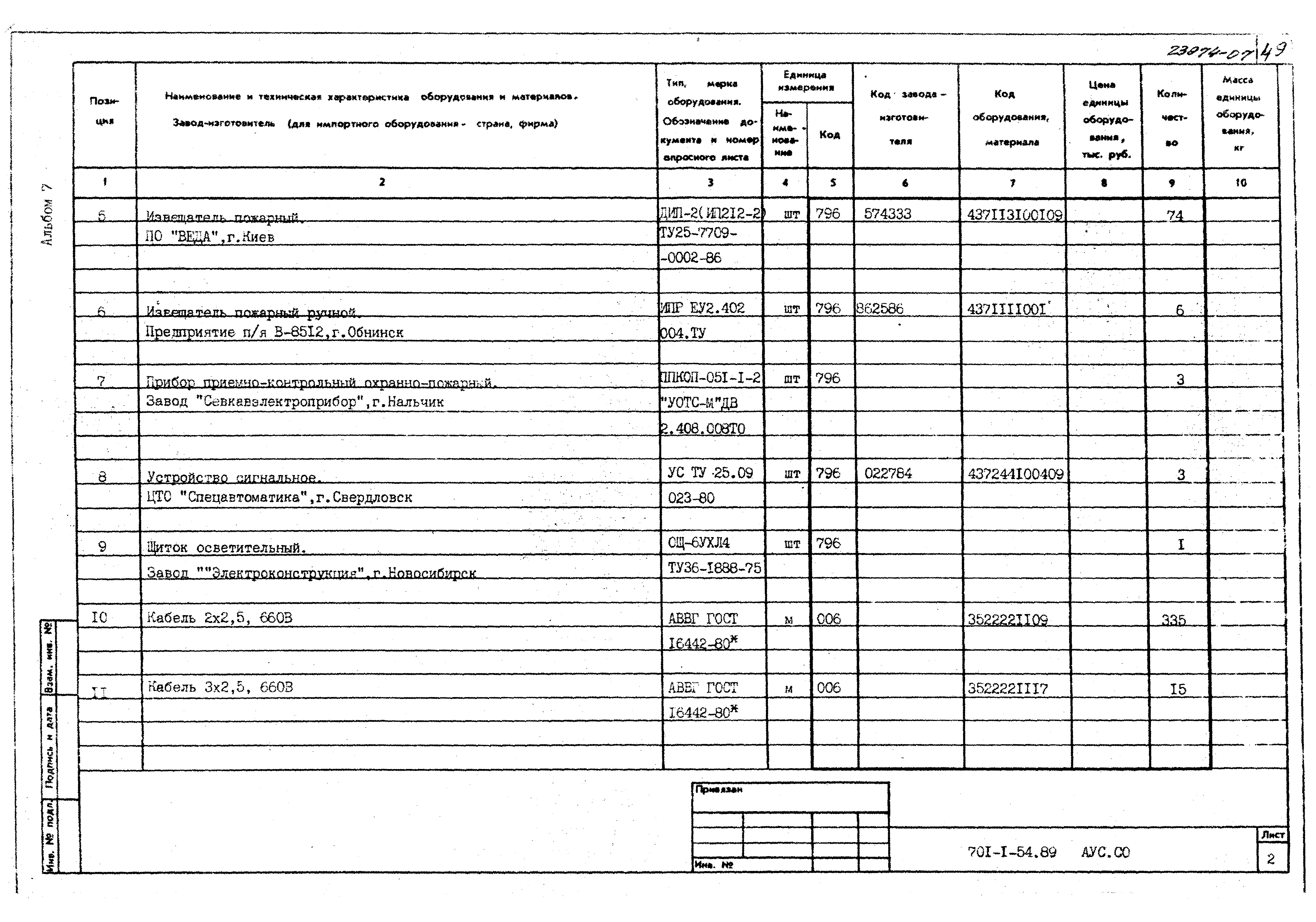 Типовой проект 701-1-54.89