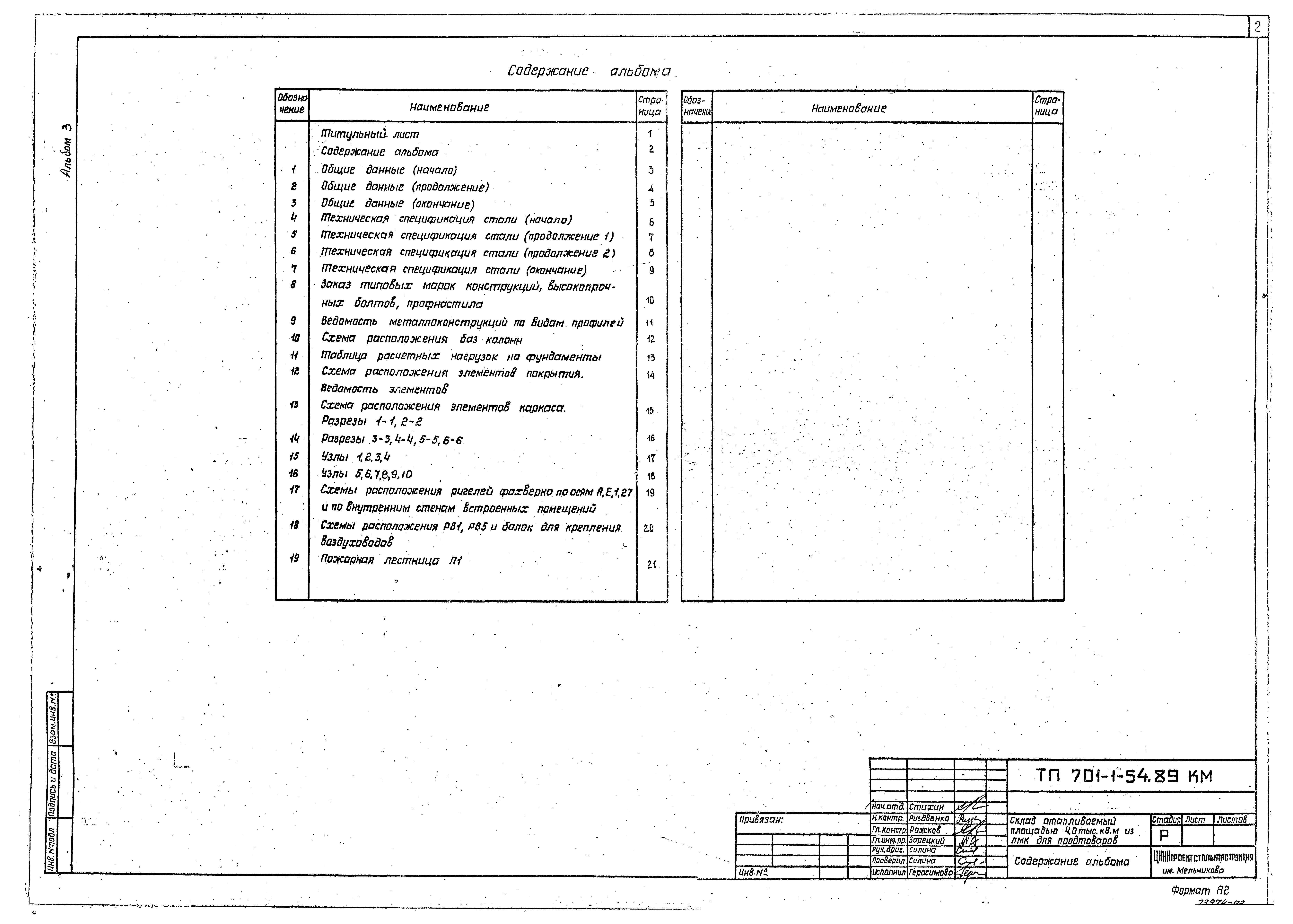 Типовой проект 701-1-54.89