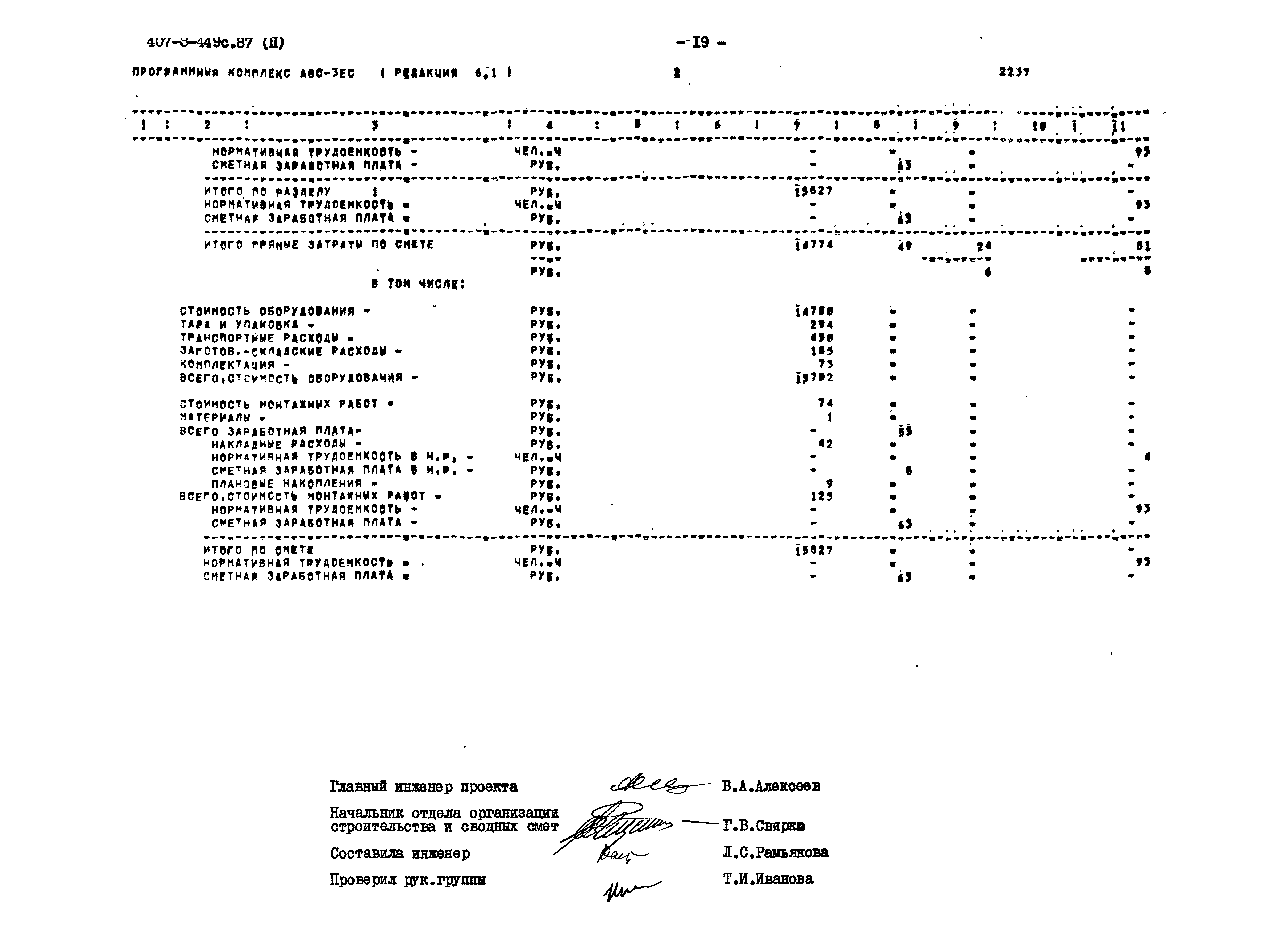 Типовой проект 407-3-449с.87