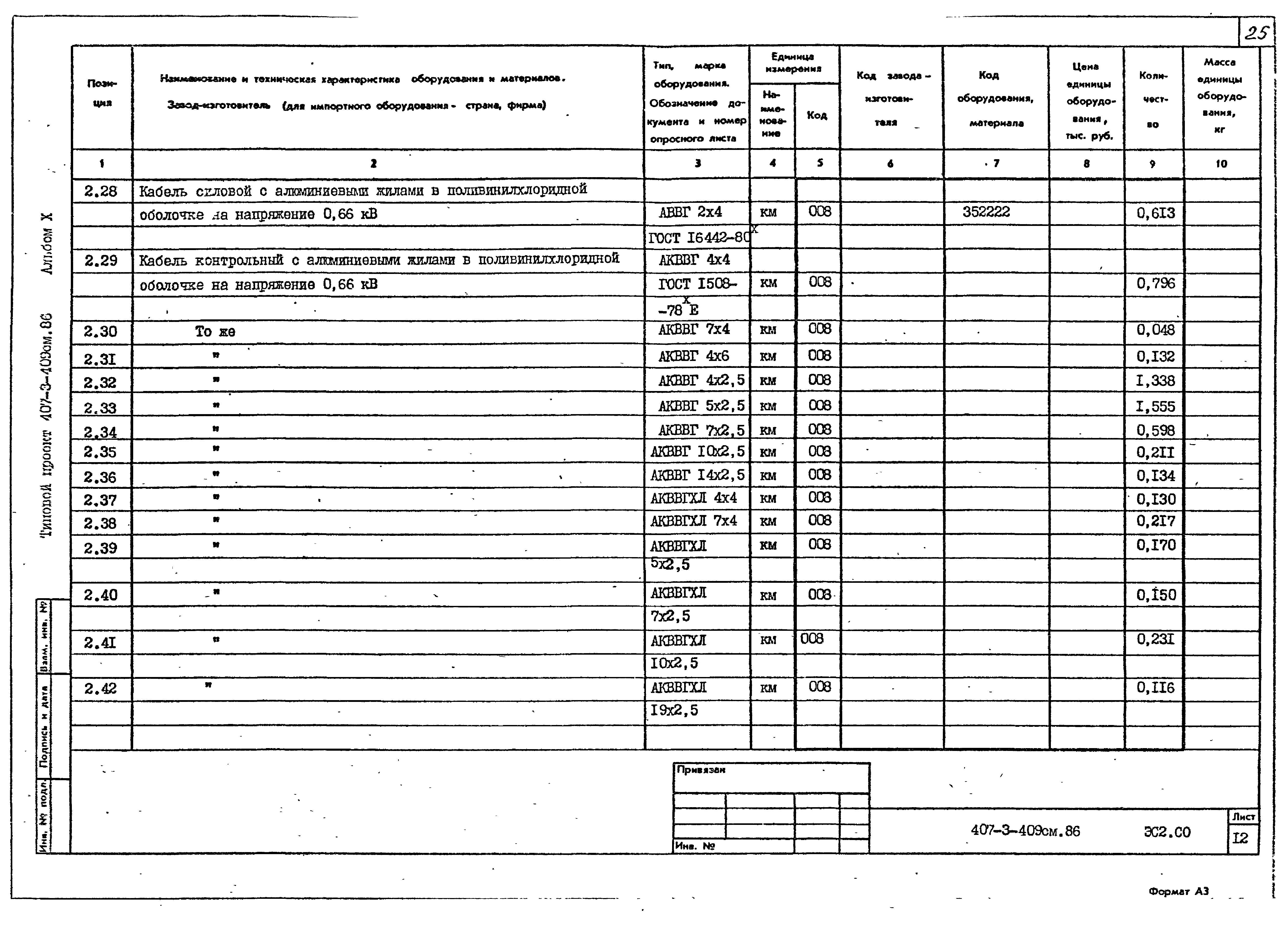 Типовой проект 407-3-409см.86