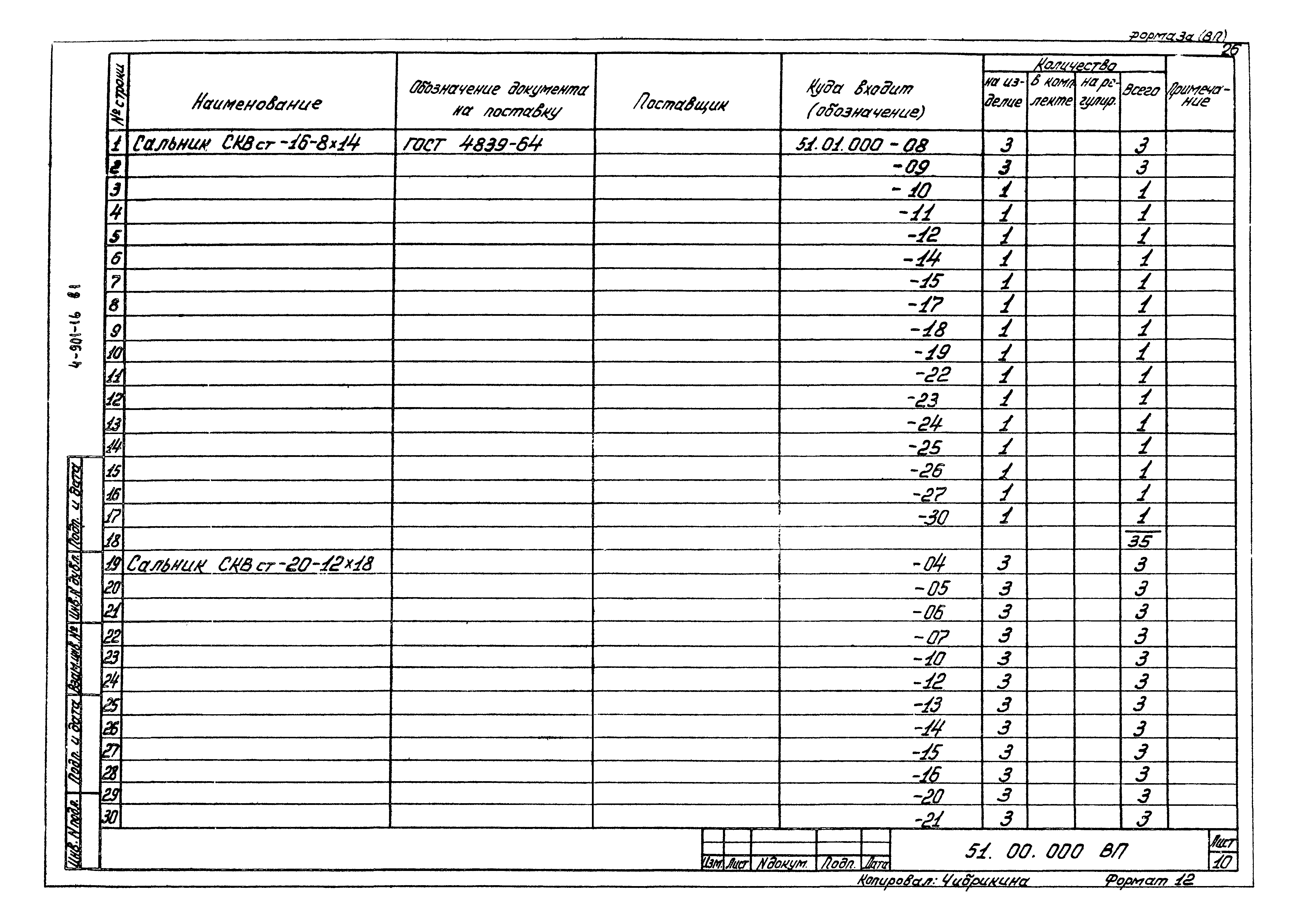 Серия 4.901-16