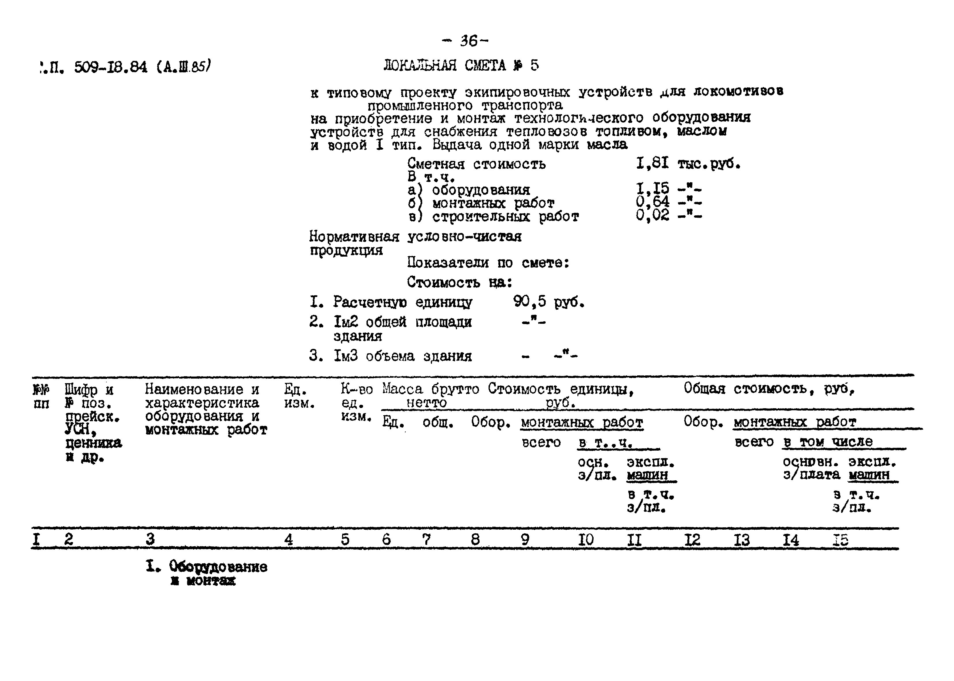 Типовой проект 509-18.84