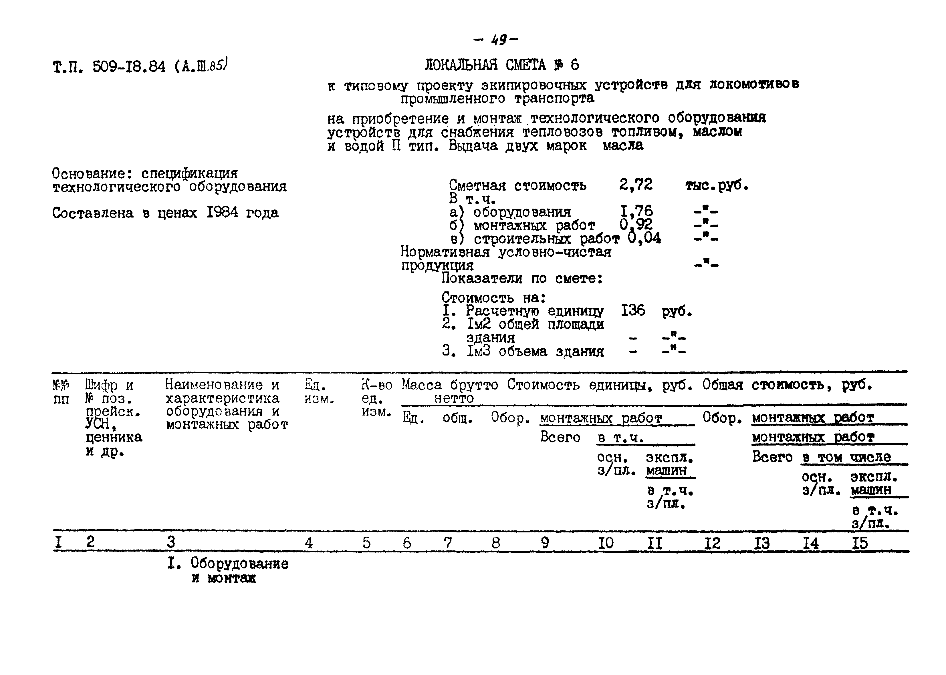 Типовой проект 509-18.84