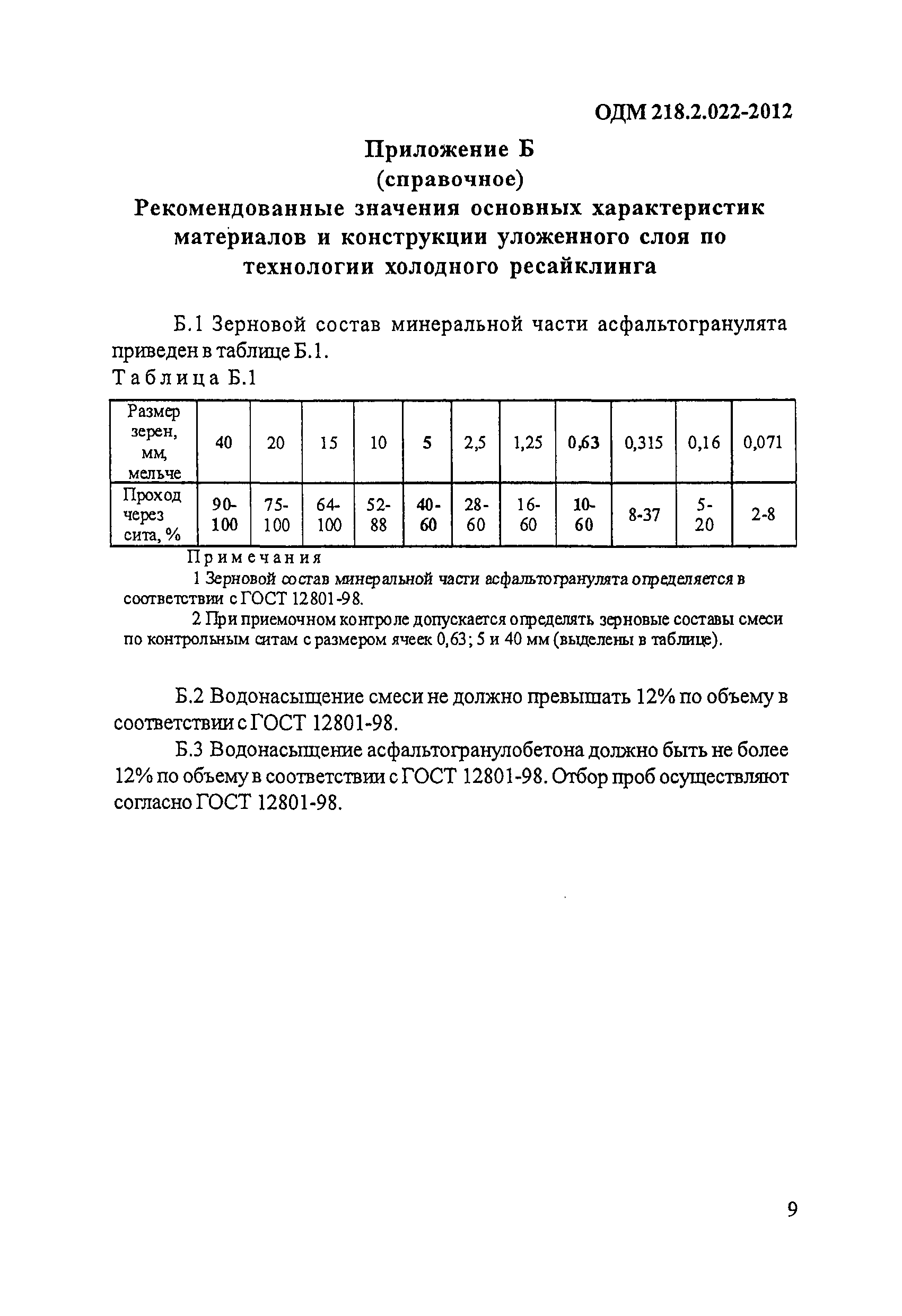 ОДМ 218.2.022-2012