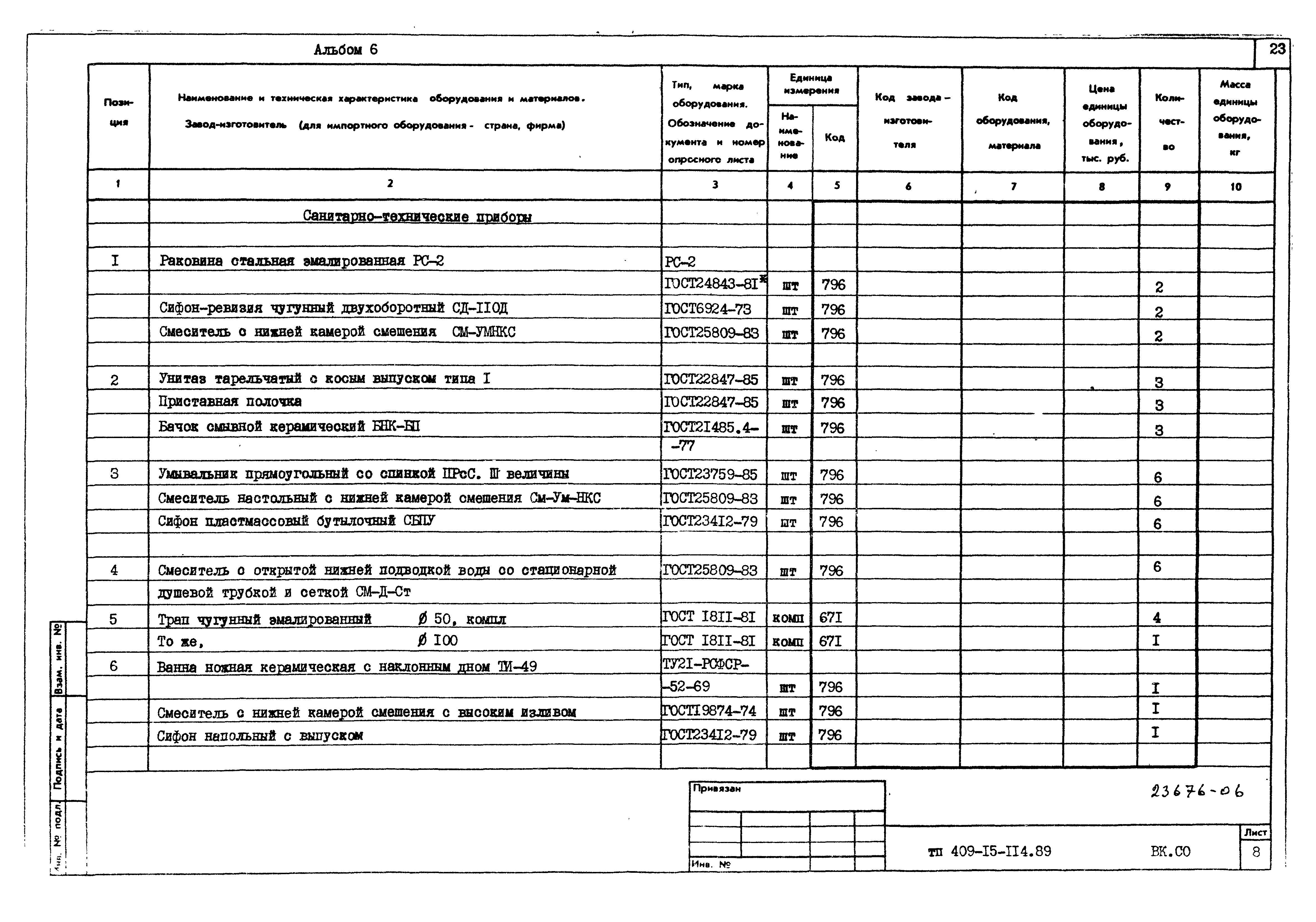 Типовой проект 409-15-114.89