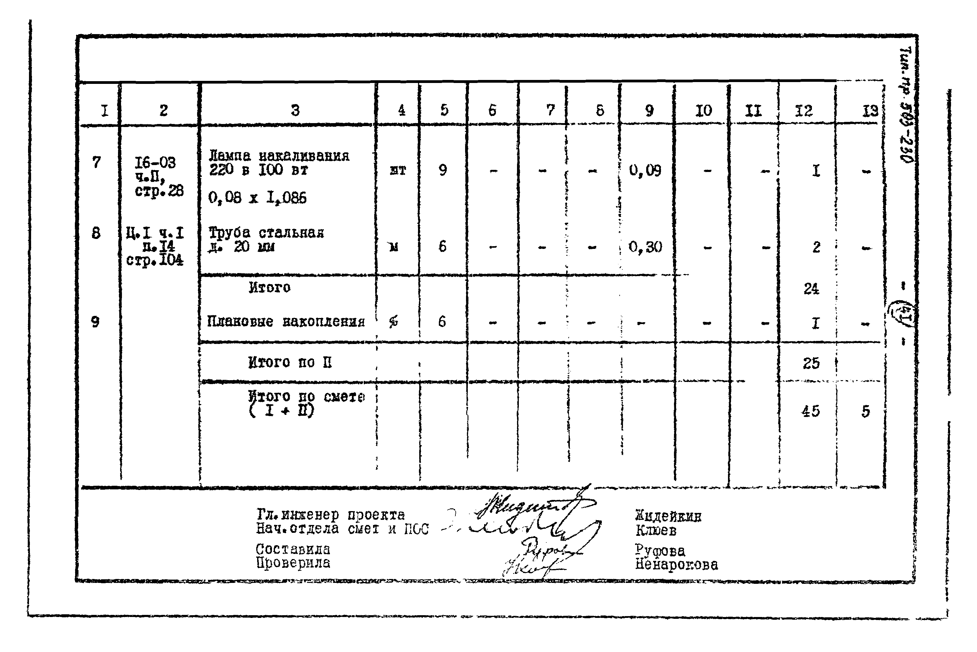 Типовой проект 503-230