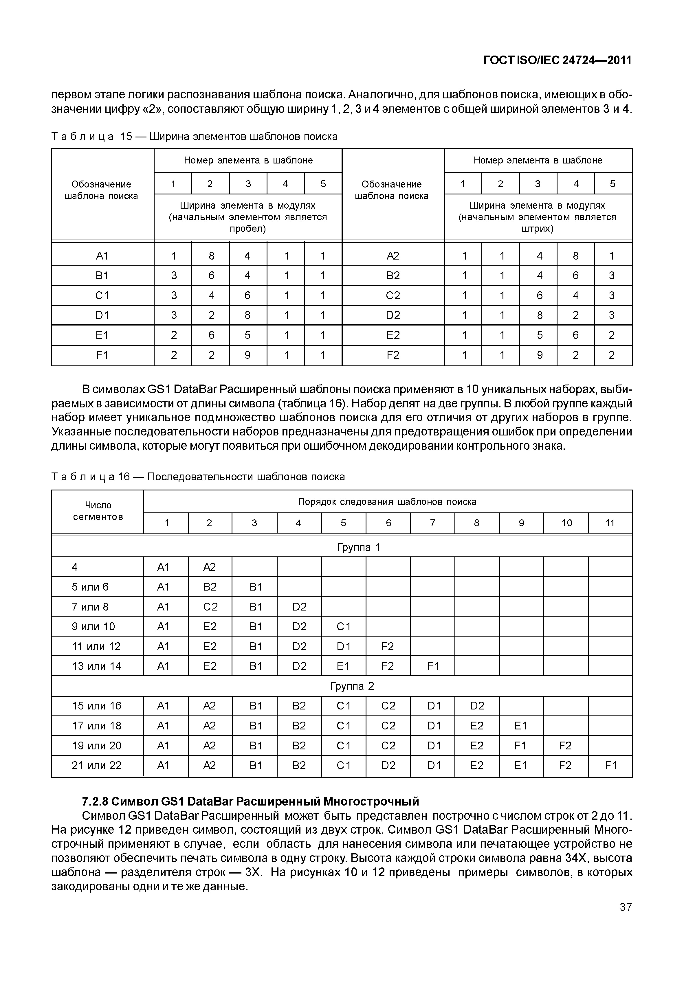 ГОСТ ISO/IEC 24724-2011