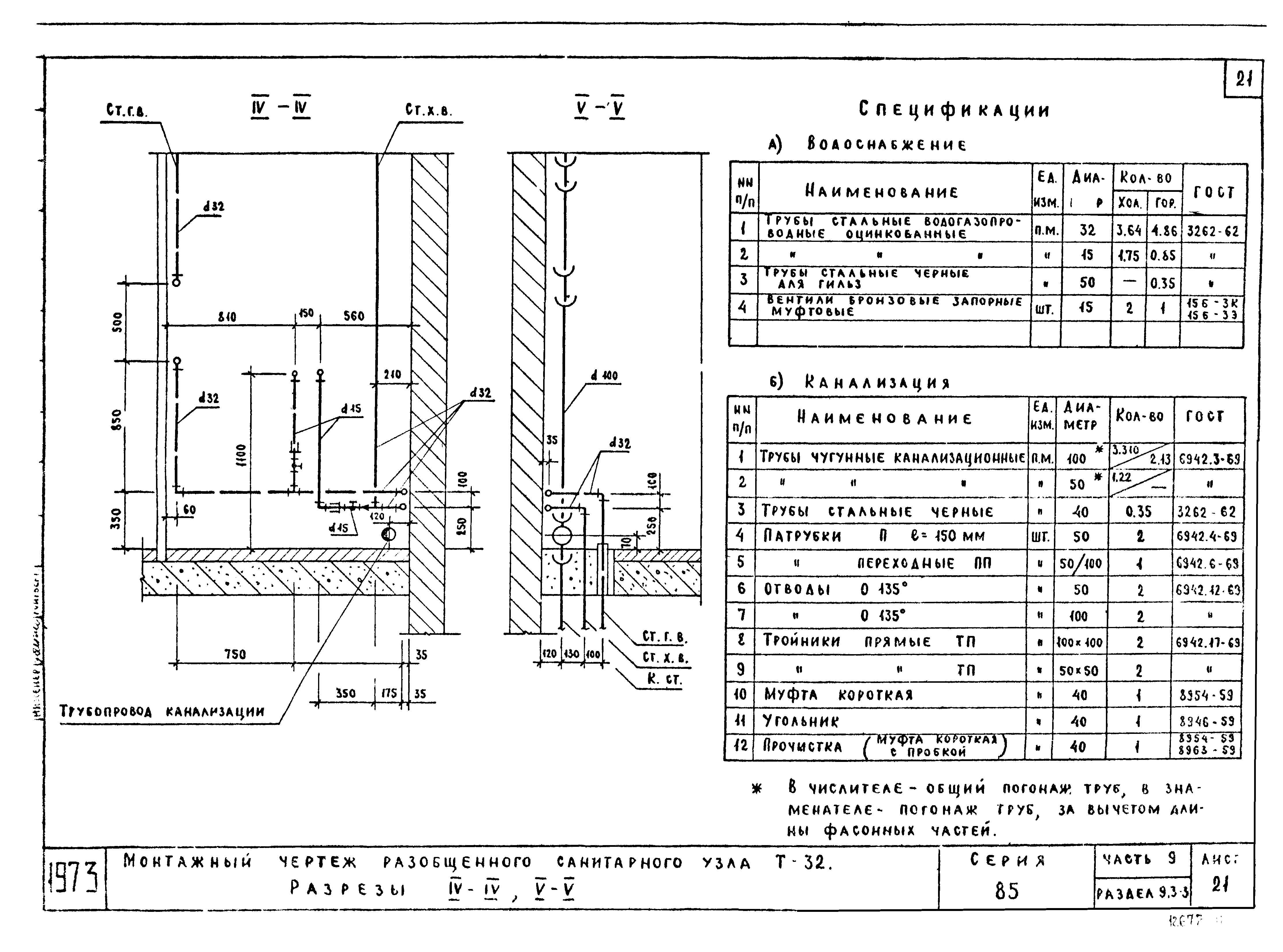 Типовой проект Серия 85