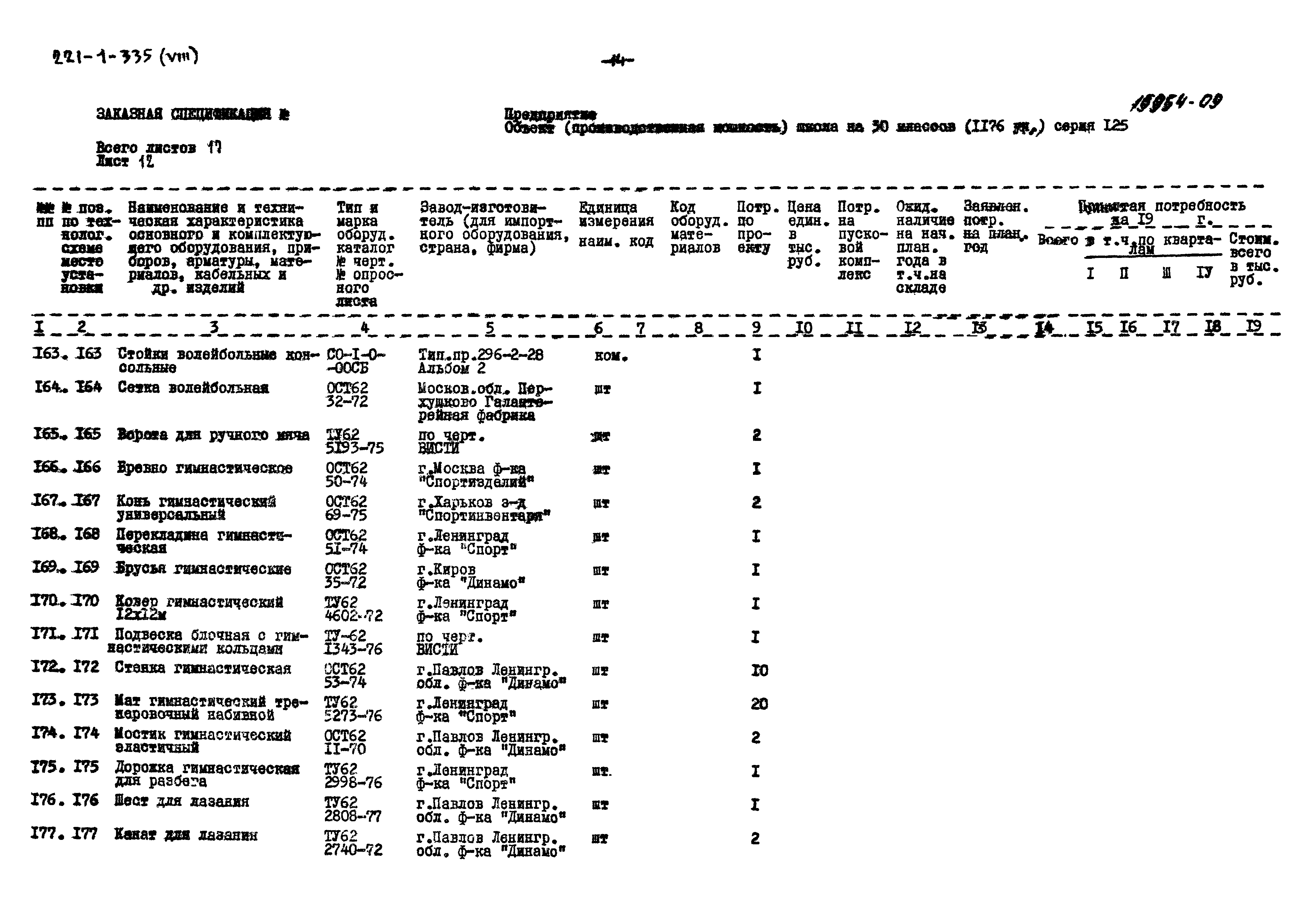 Типовой проект 221-1-335