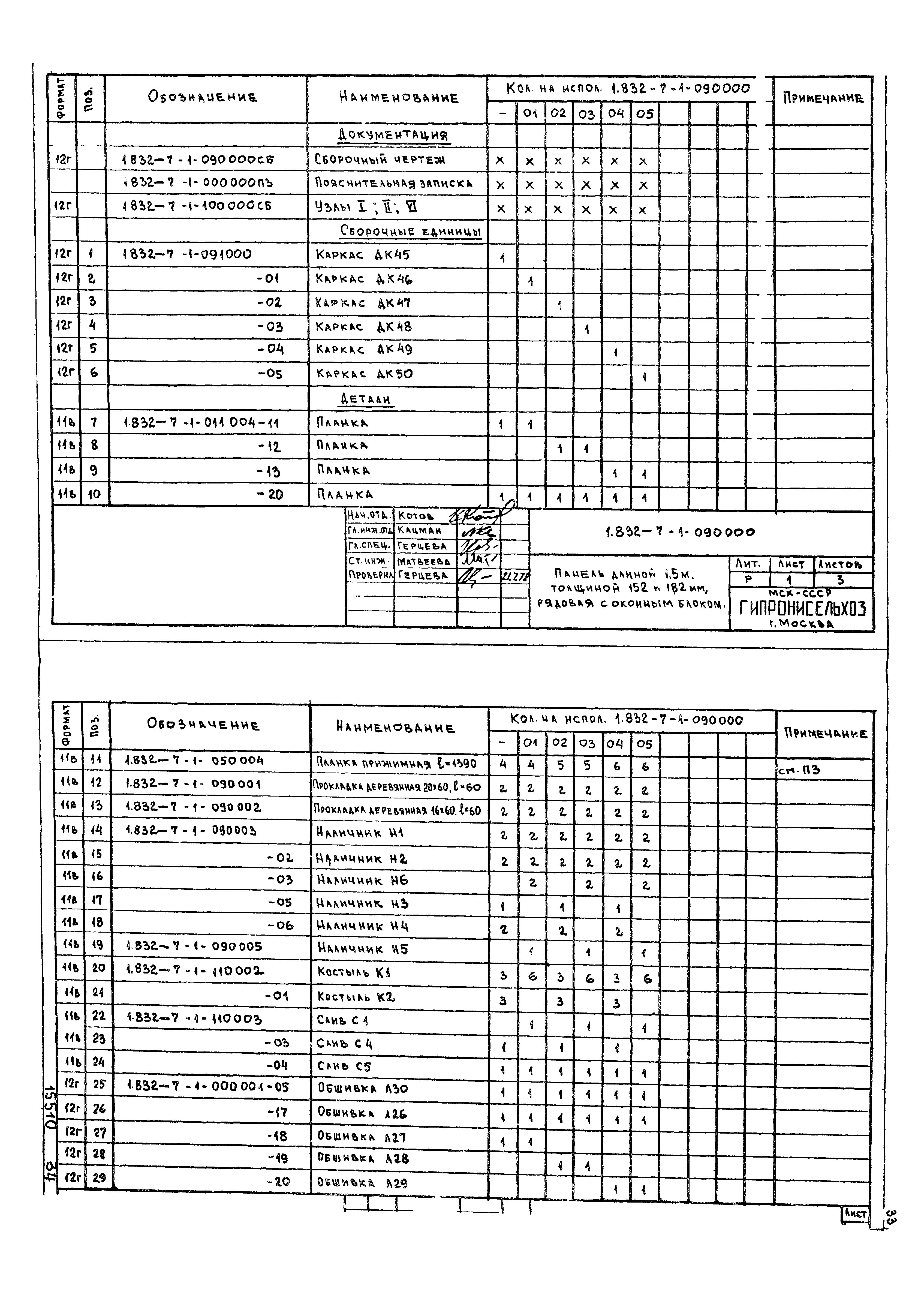 Серия 1.832-7