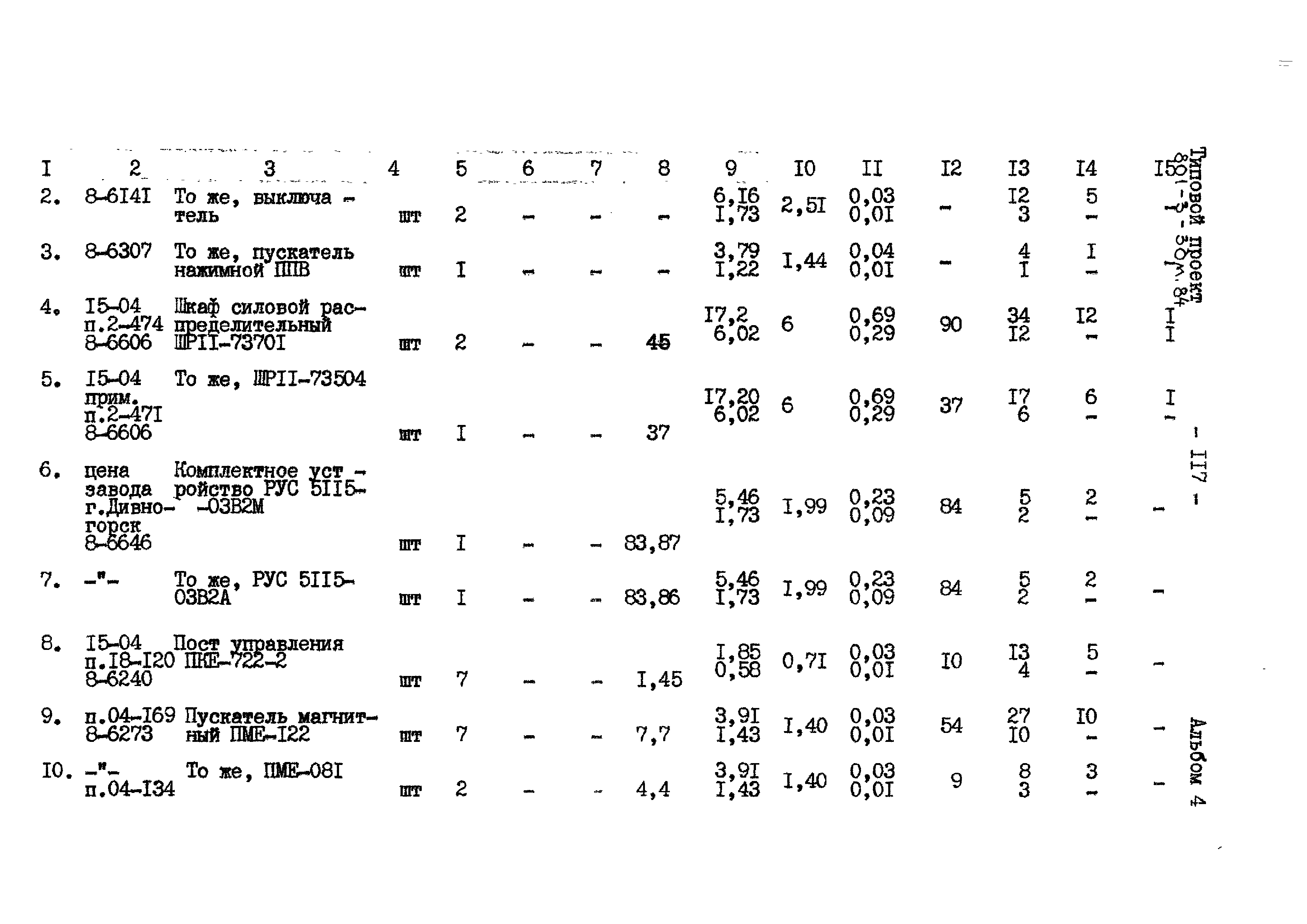 Типовой проект 801-3-30м.84