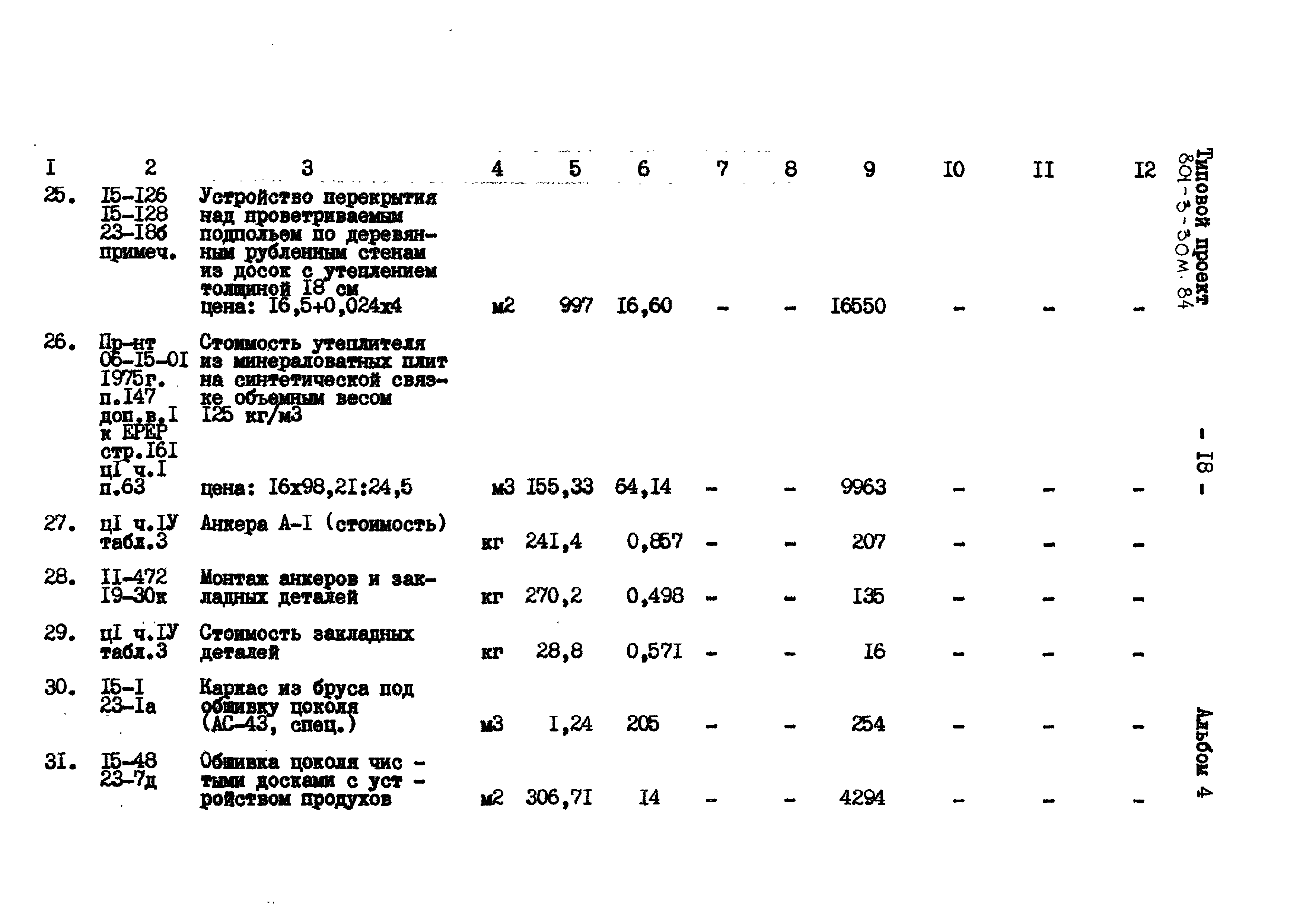 Типовой проект 801-3-30м.84