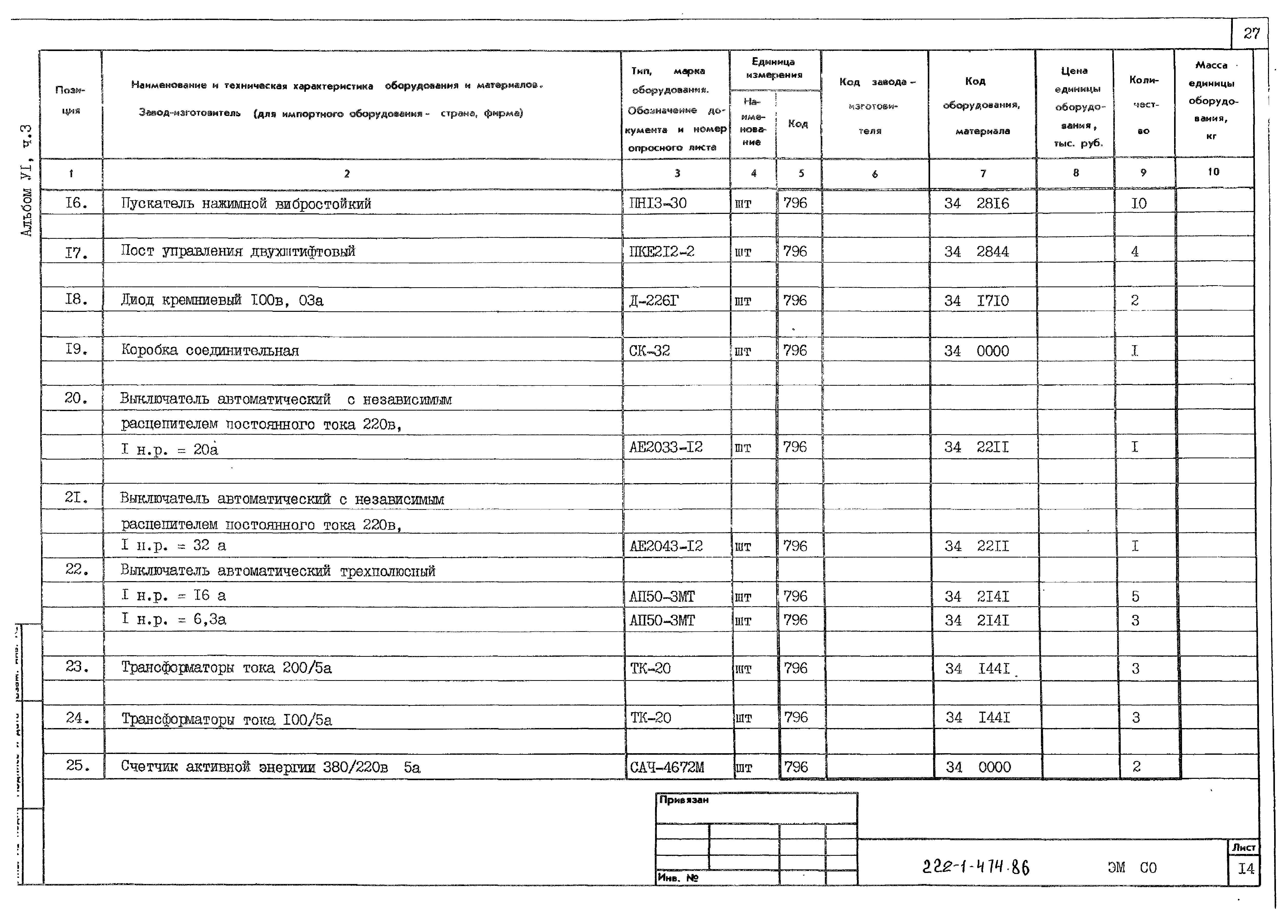 Типовой проект 222-1-474.86