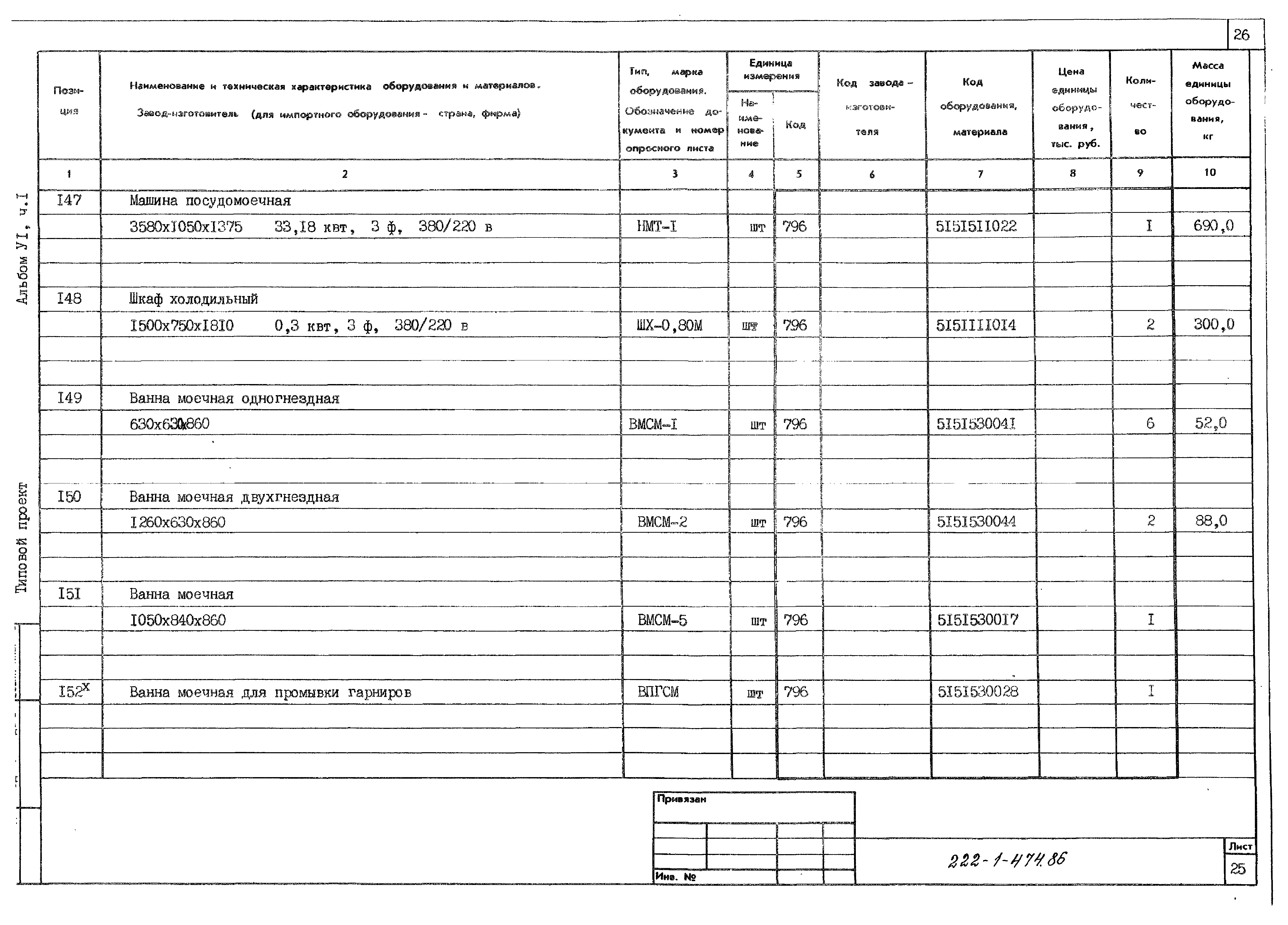 Типовой проект 222-1-474.86