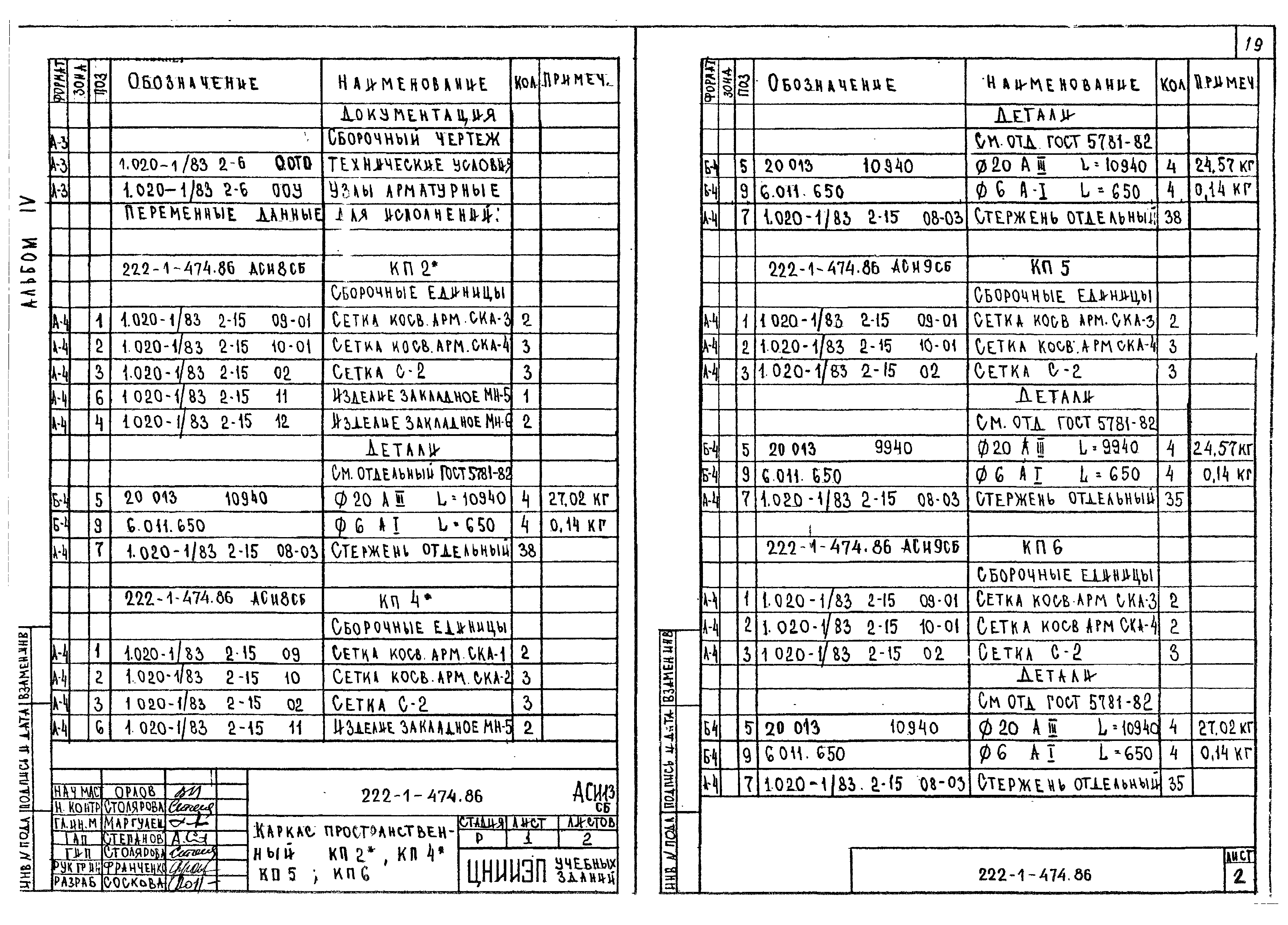 Типовой проект 222-1-474.86