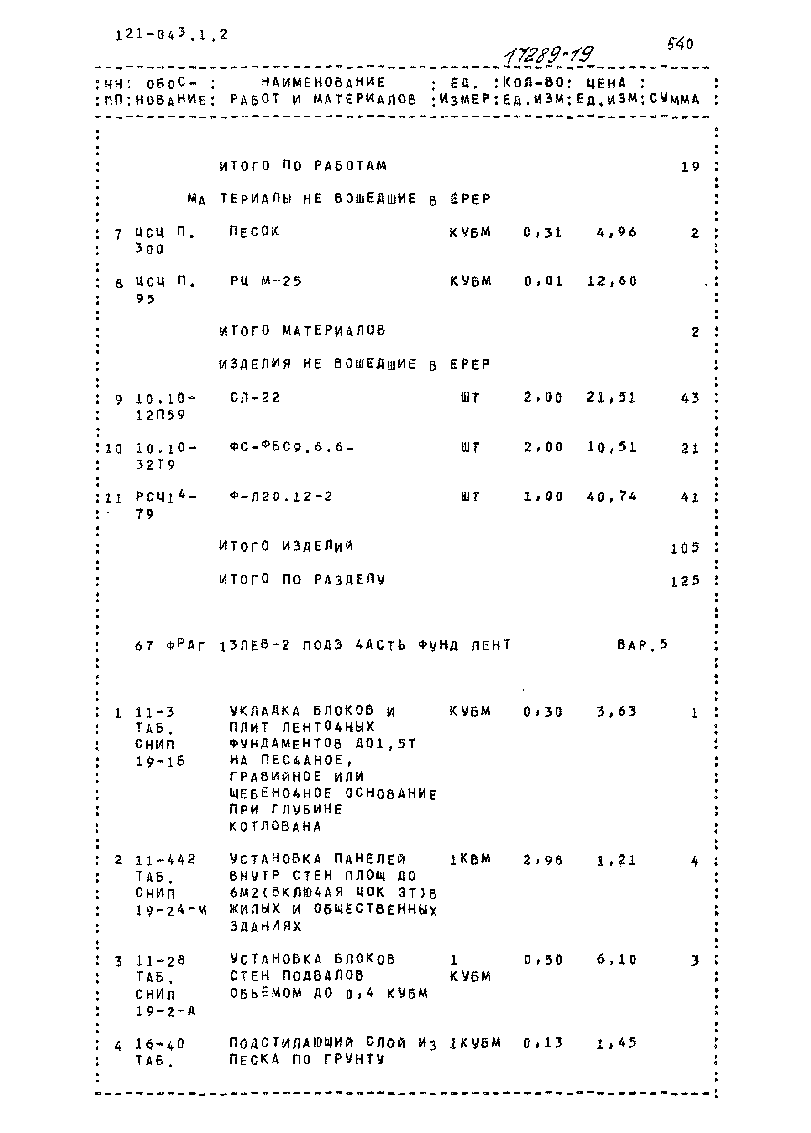 Типовой проект 121-043/1.2