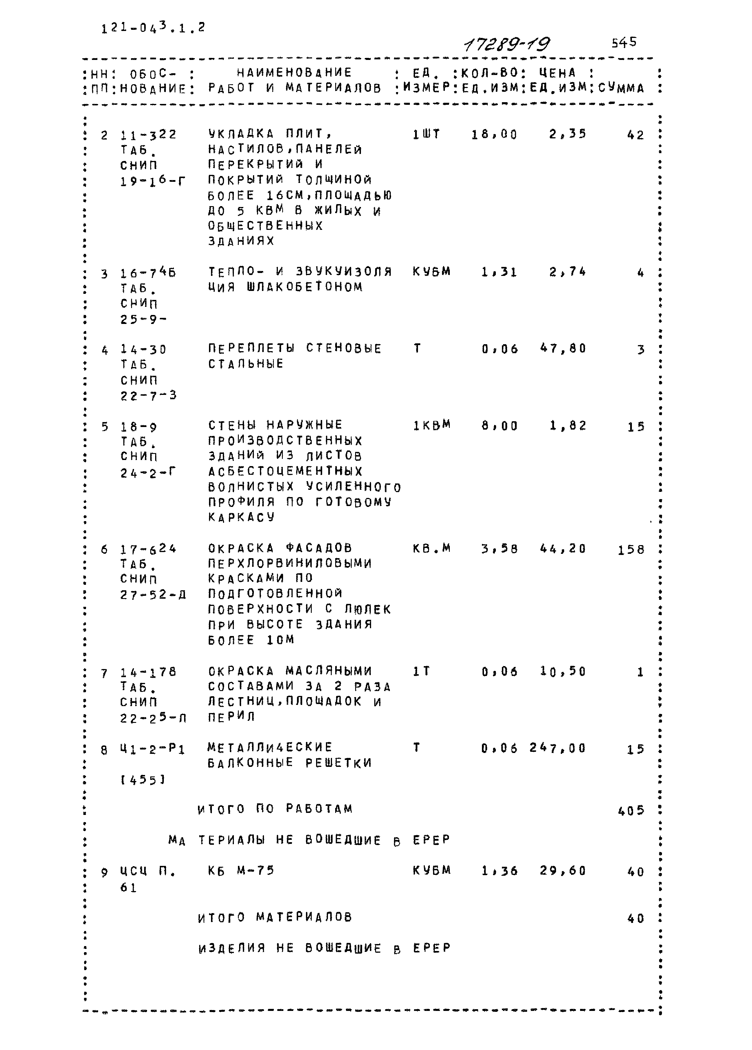 Типовой проект 121-043/1.2