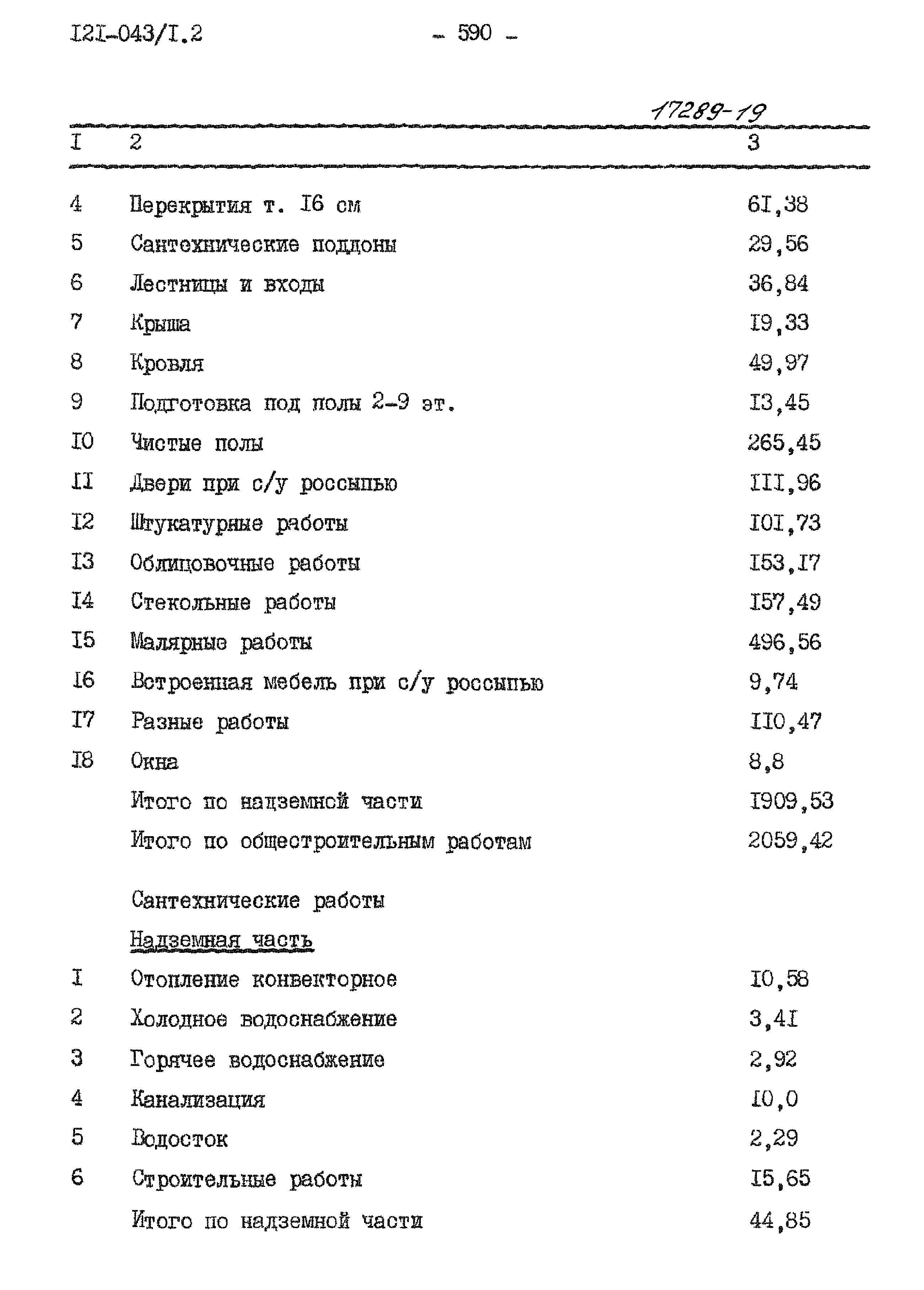 Типовой проект 121-043/1.2