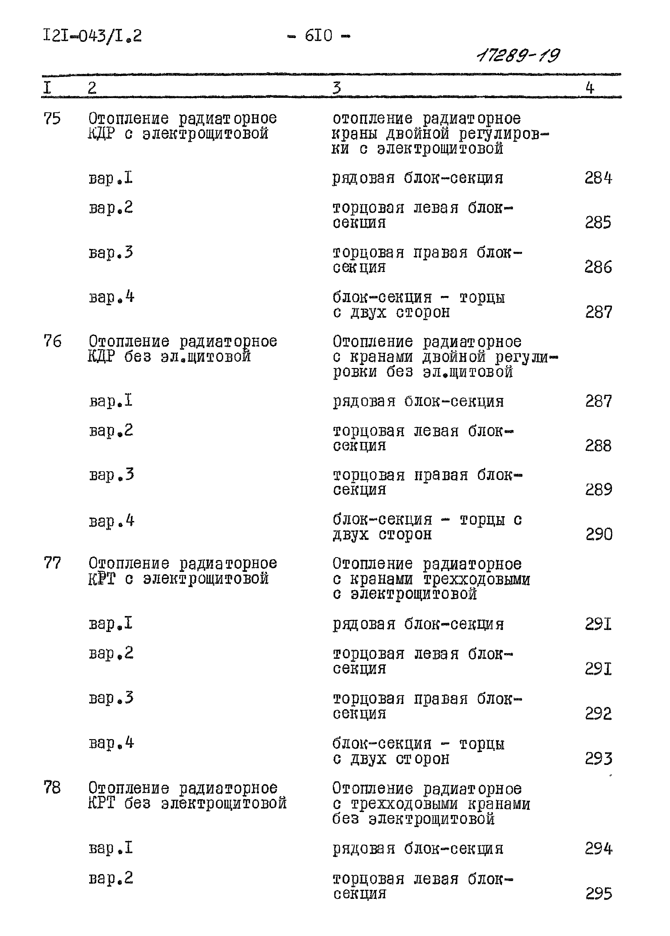 Типовой проект 121-043/1.2