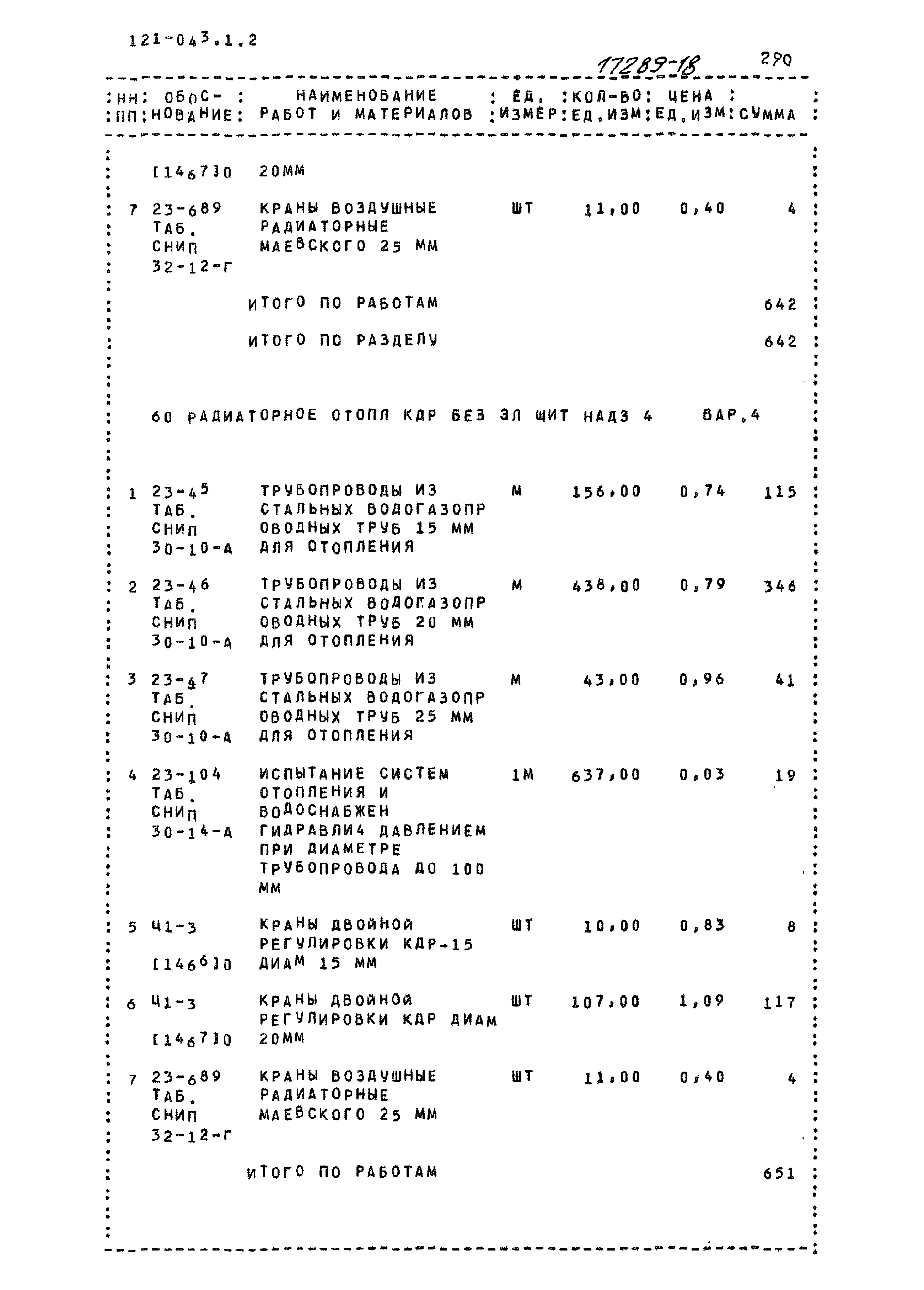 Типовой проект 121-043/1.2