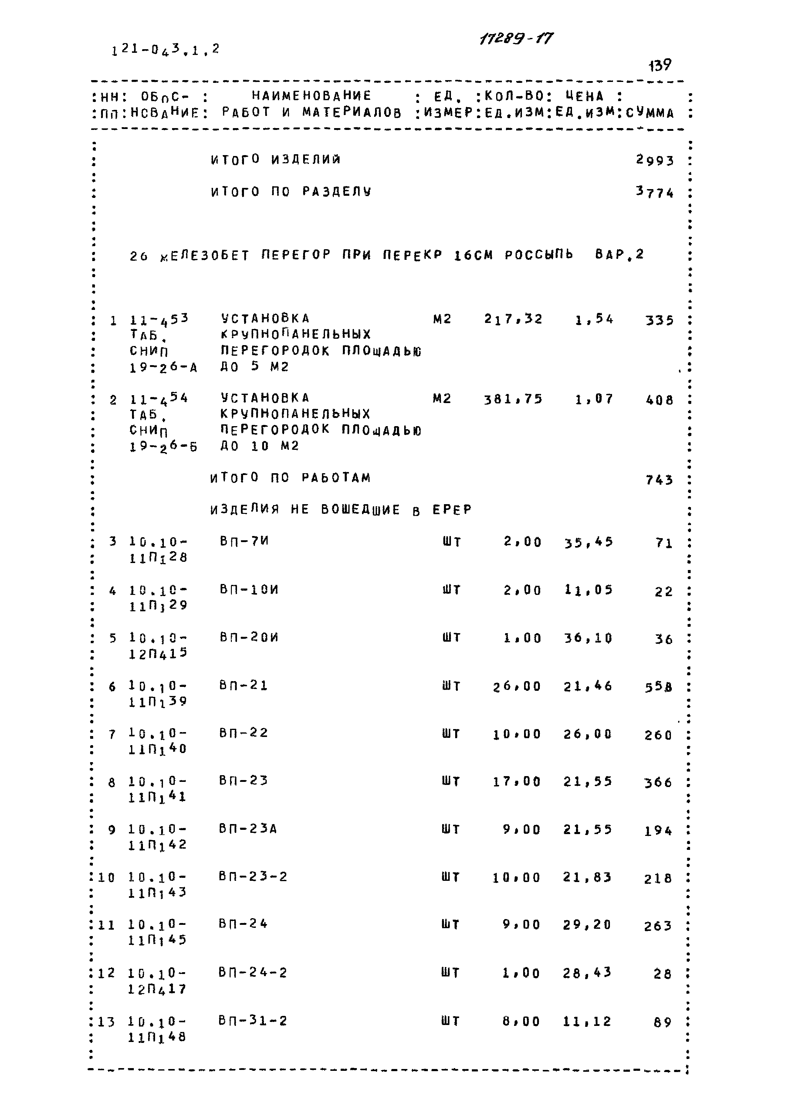 Типовой проект 121-043/1.2