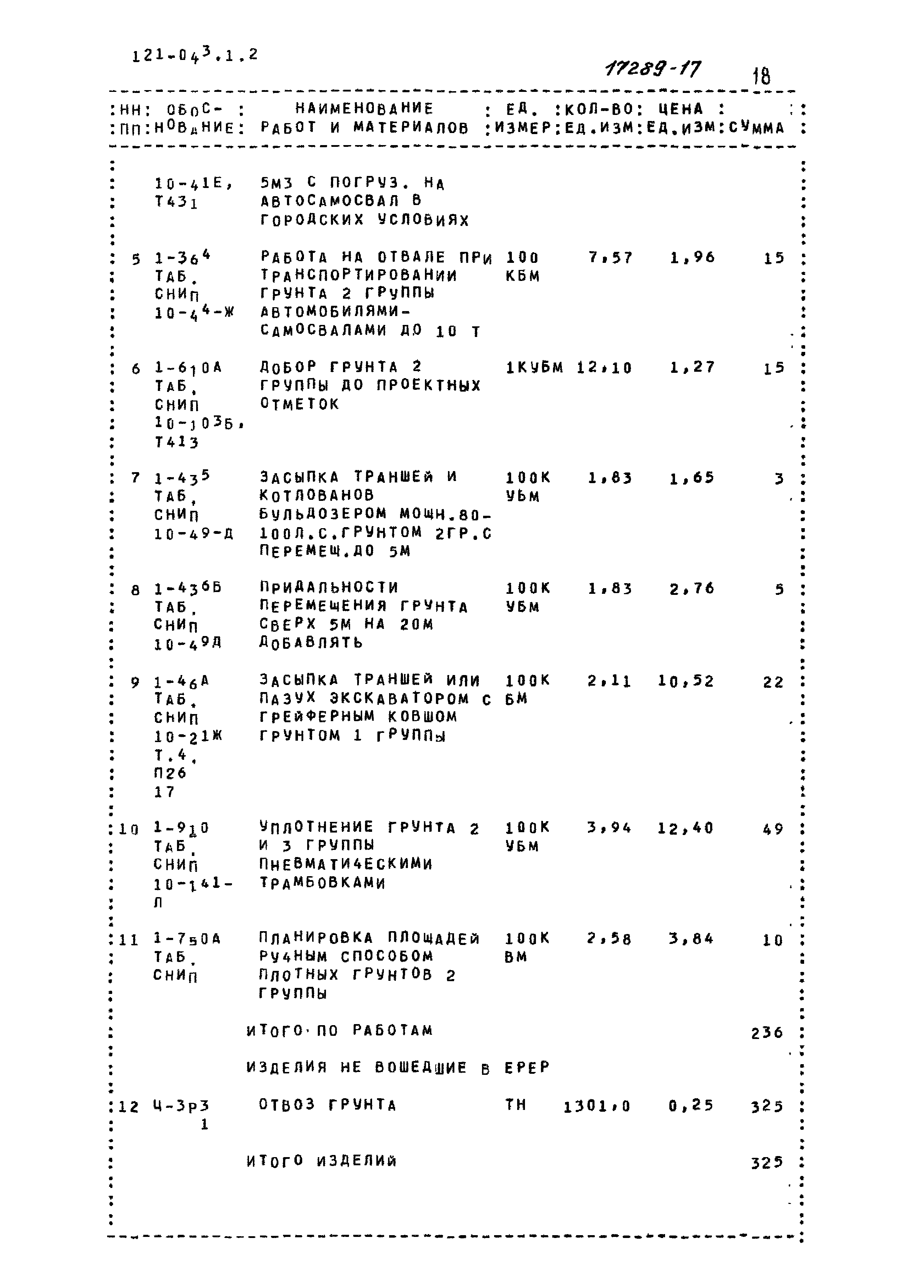 Типовой проект 121-043/1.2