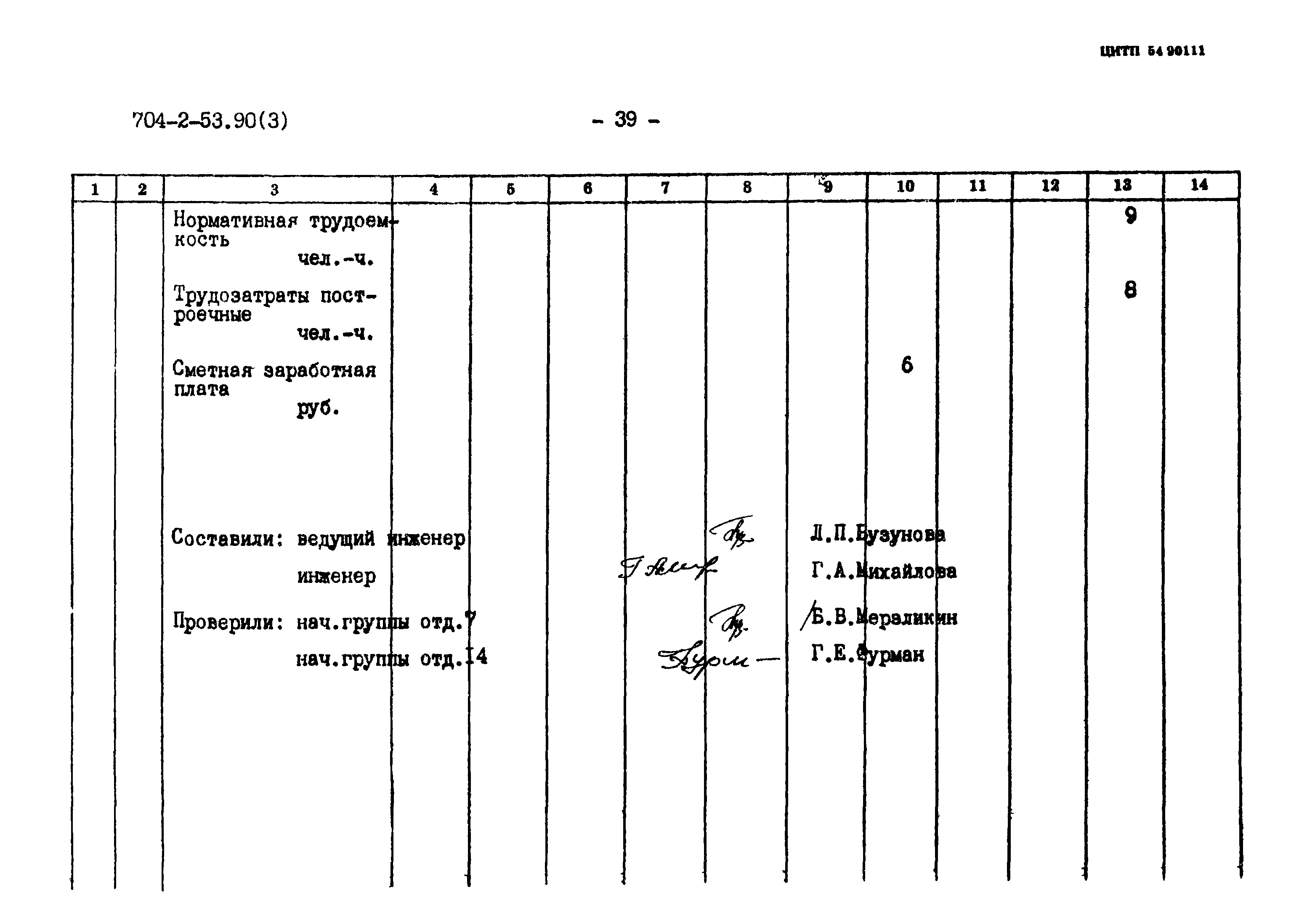 Типовой проект 704-2-53.90