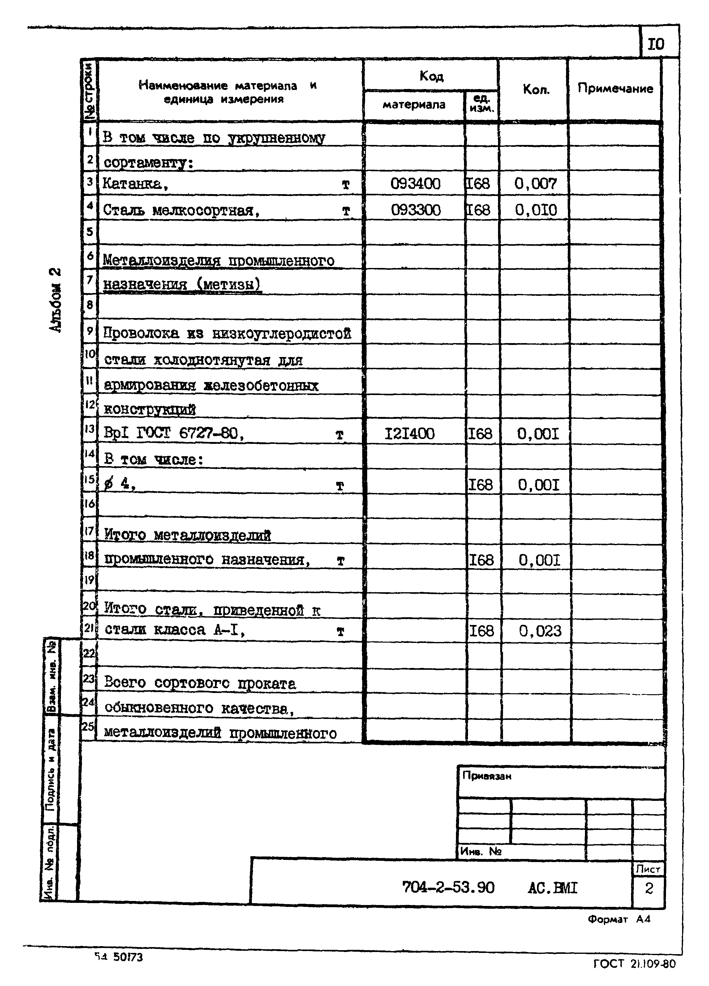 Типовой проект 704-2-53.90