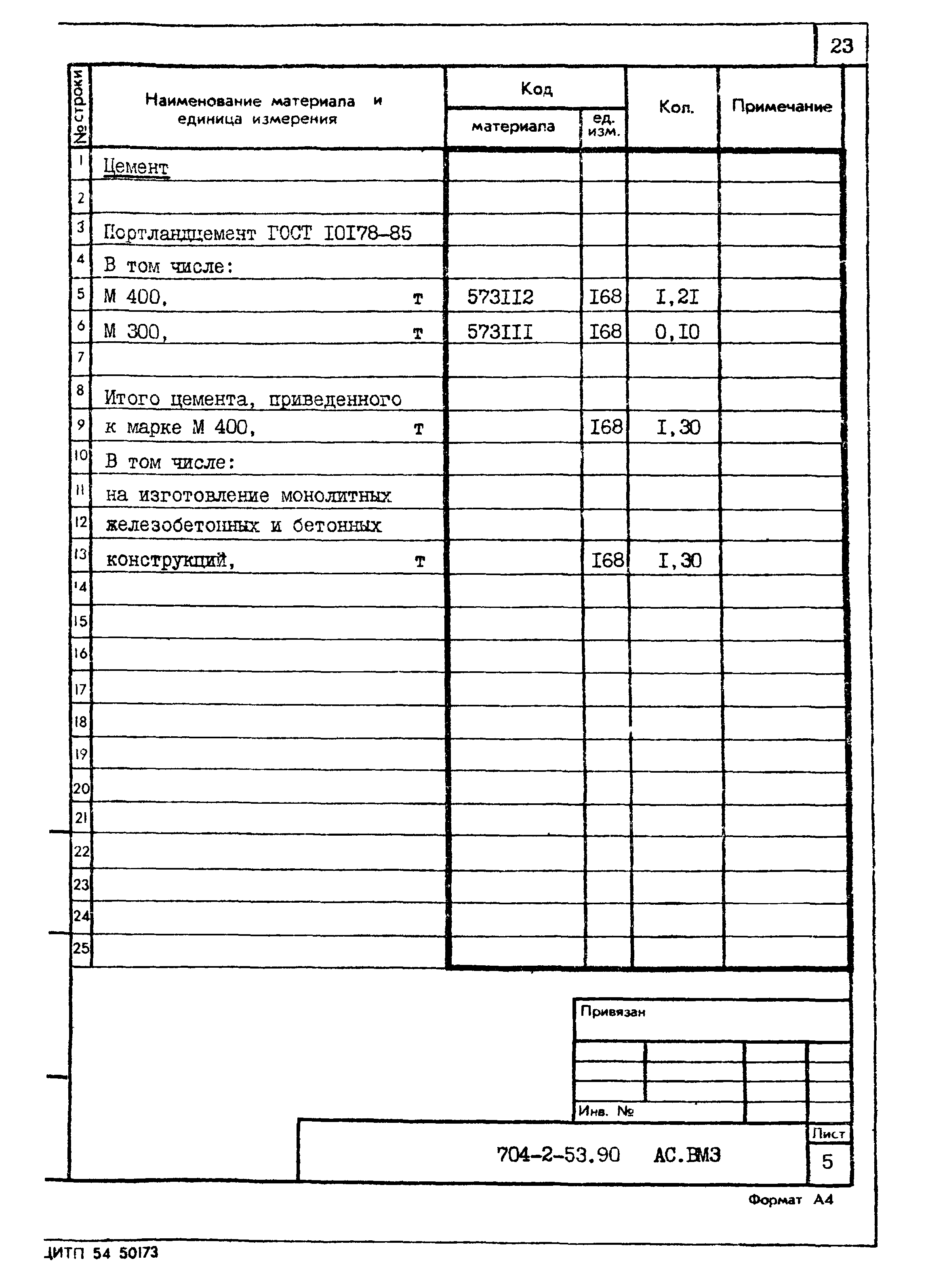 Типовой проект 704-2-53.90